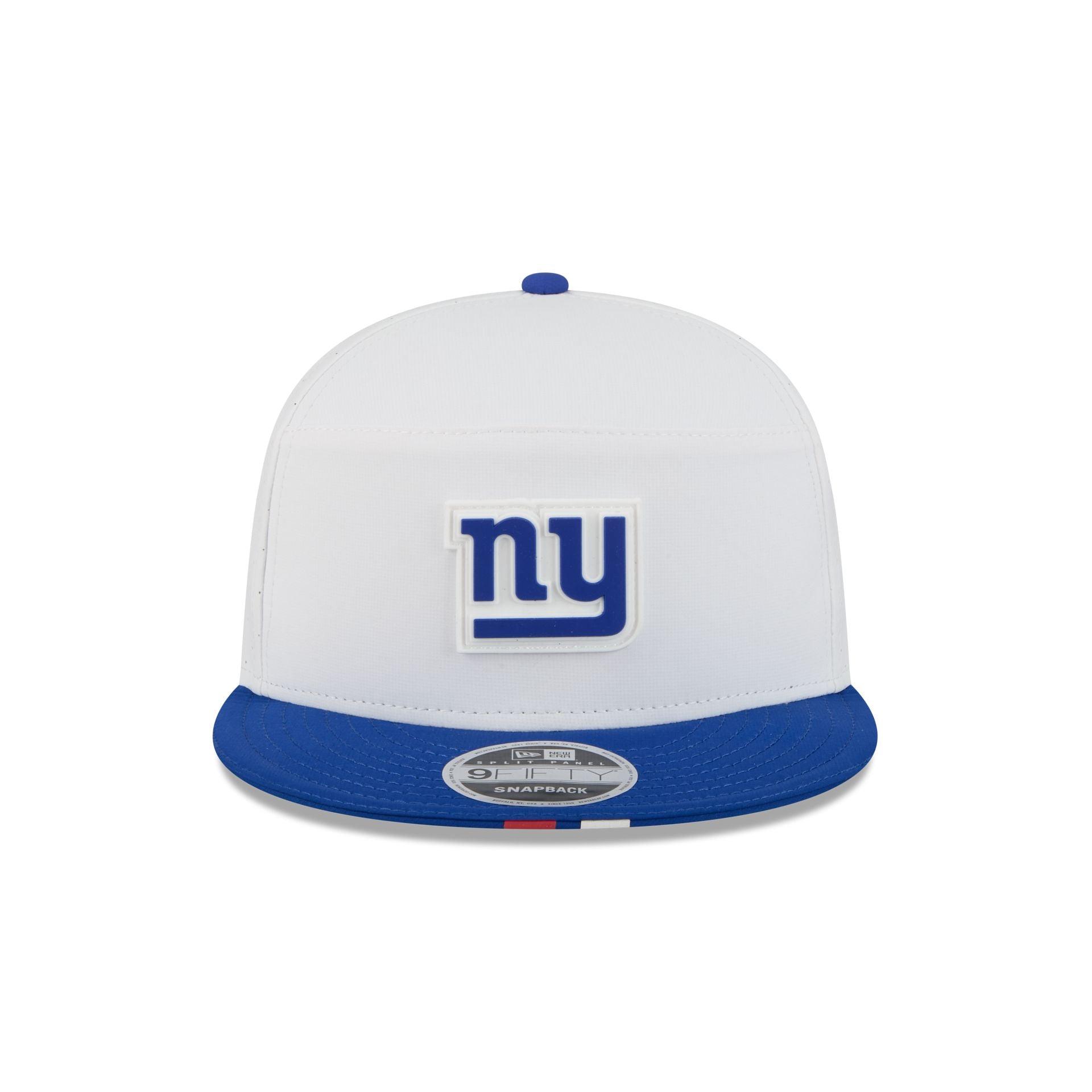 New York Giants 2025 Training Split Panel 9FIFTY Snapback Hat Male Product Image