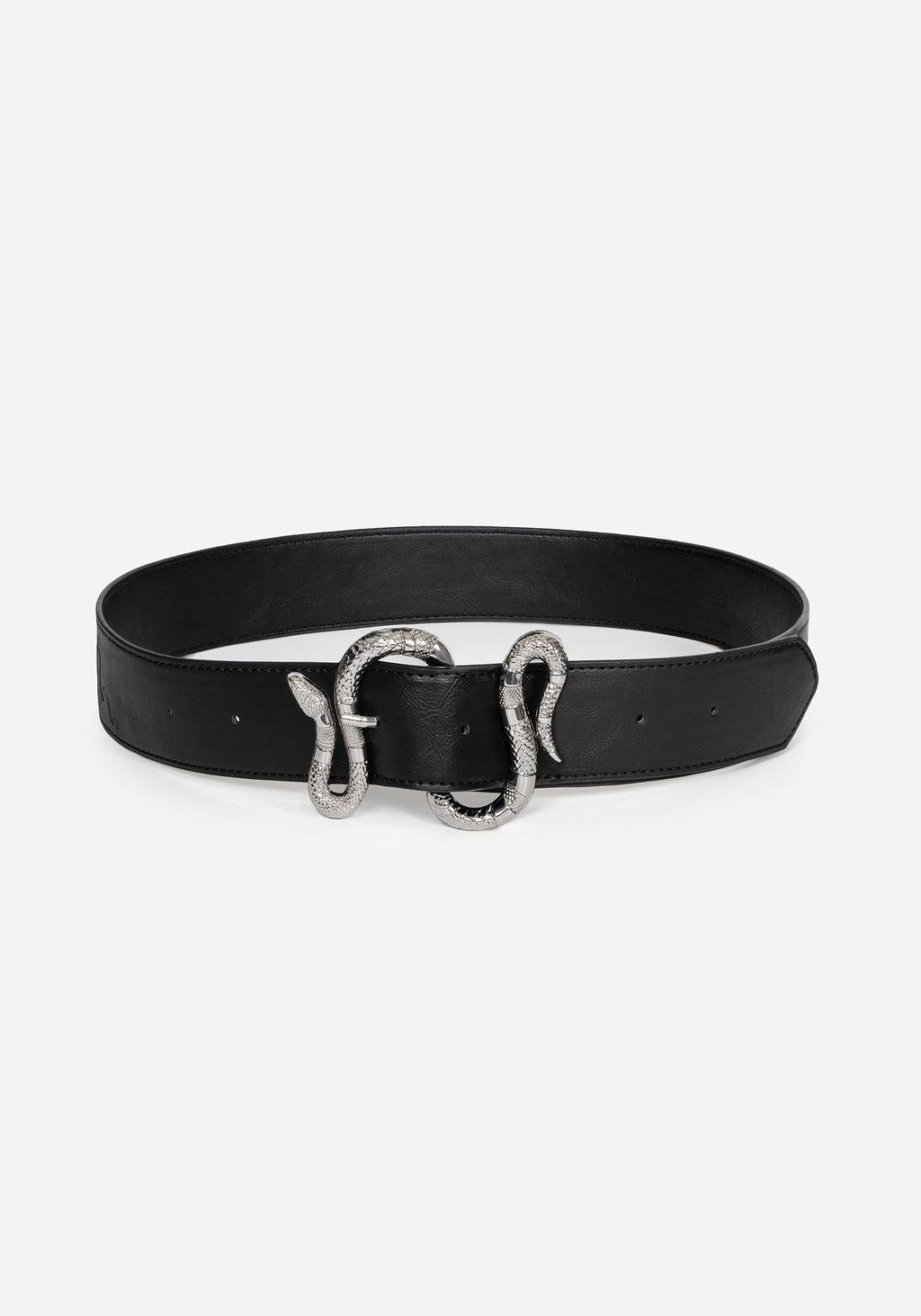 Mamba Debossed Belt With Snake Buckle Product Image