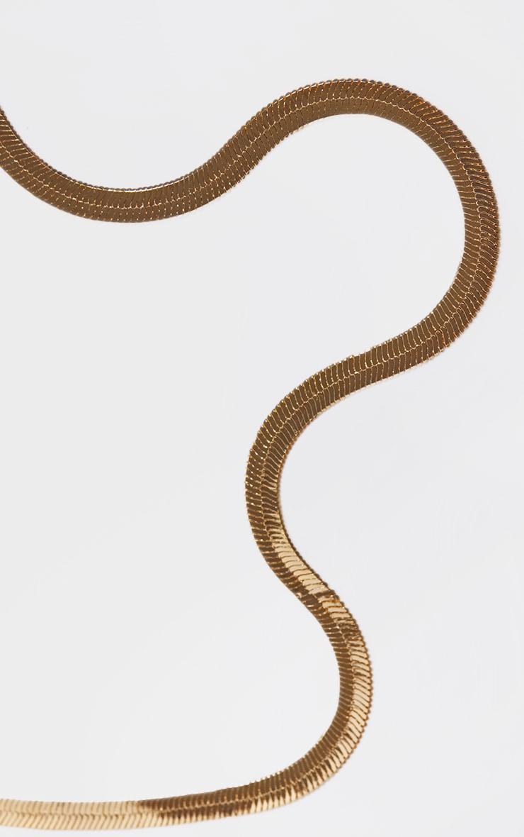 Gold Plated Snake Necklace Product Image