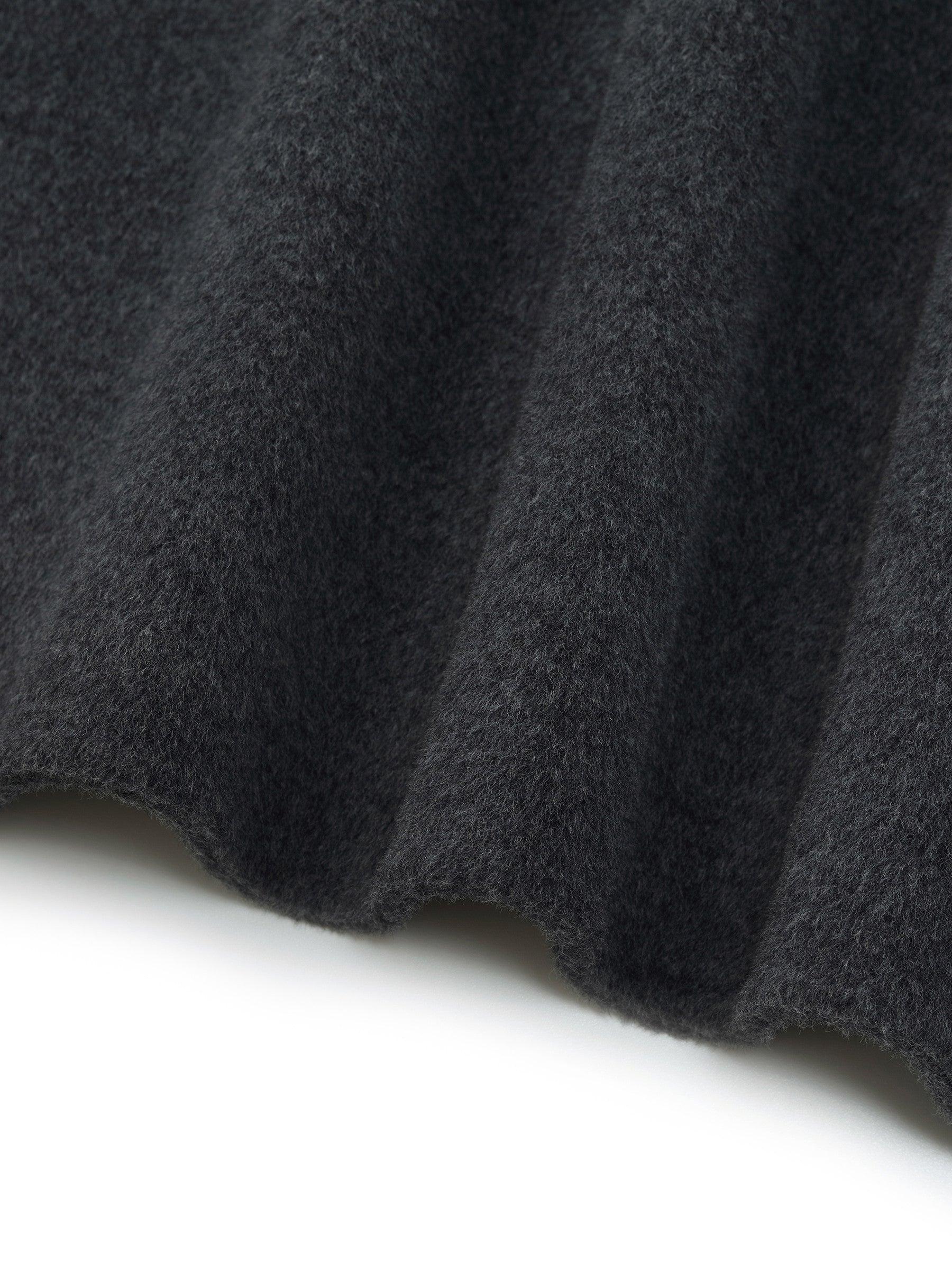 100% Wool Double-Faced Women Wrap Overcoat Product Image