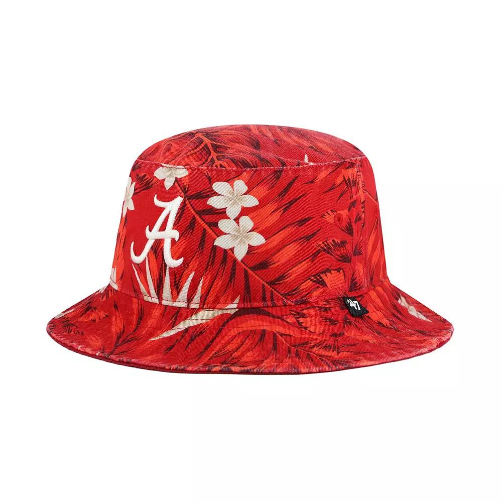 Men's '47 Crimson Alabama Crimson Tide Tropicalia Bucket Hat, Red Product Image