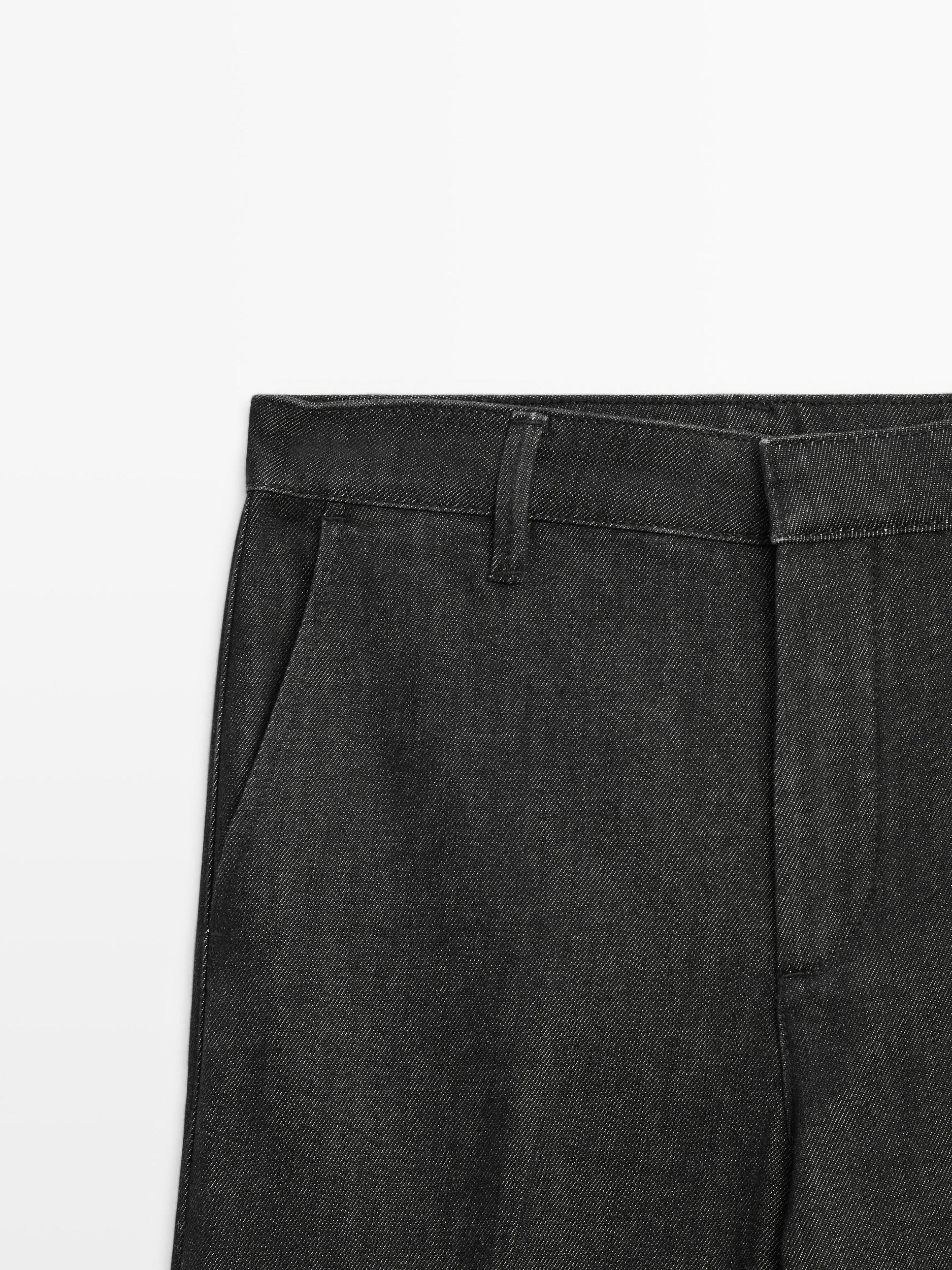 Mid-rise bell bottom jeans Product Image