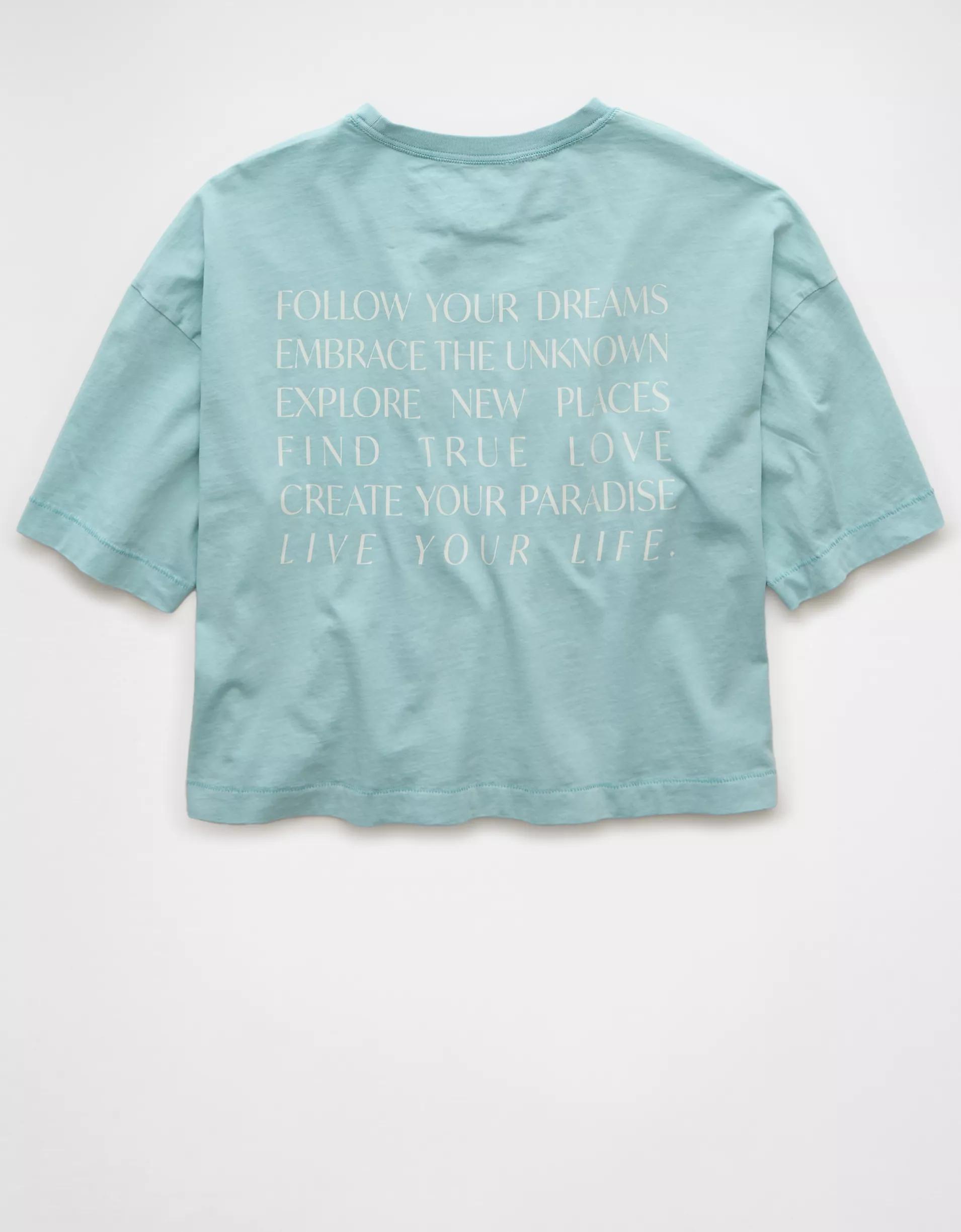 AE Boxy Cropped Graphic T-Shirt Product Image