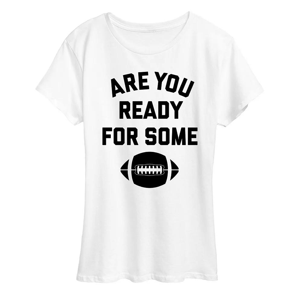 Women's Ready For Some Football Graphic Tee, Girl's,  Product Image