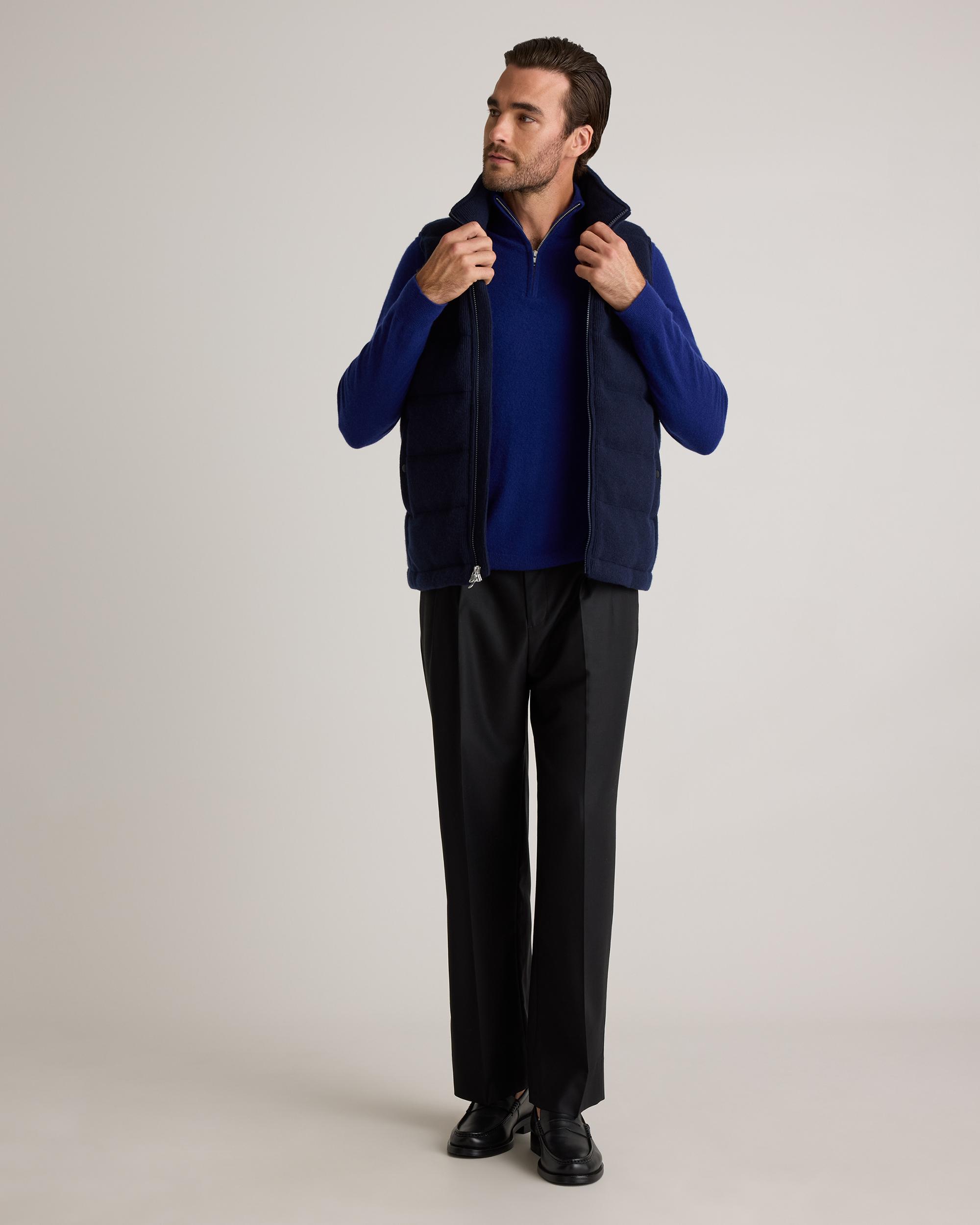 Quince | Men's Mongolian Cashmere Puffer Vest Product Image