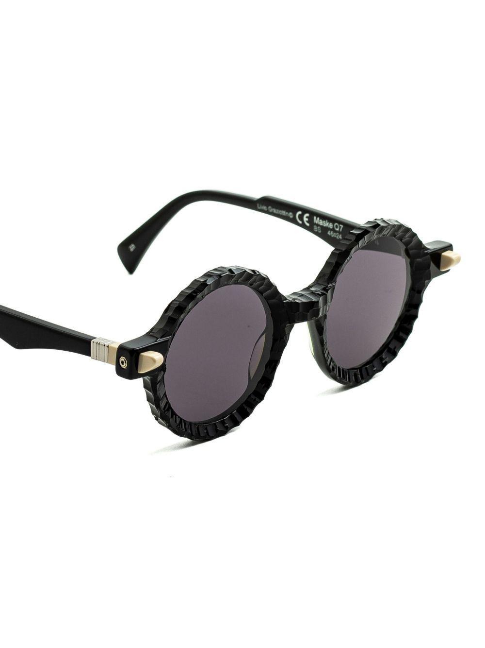 textured round sunglasses Product Image