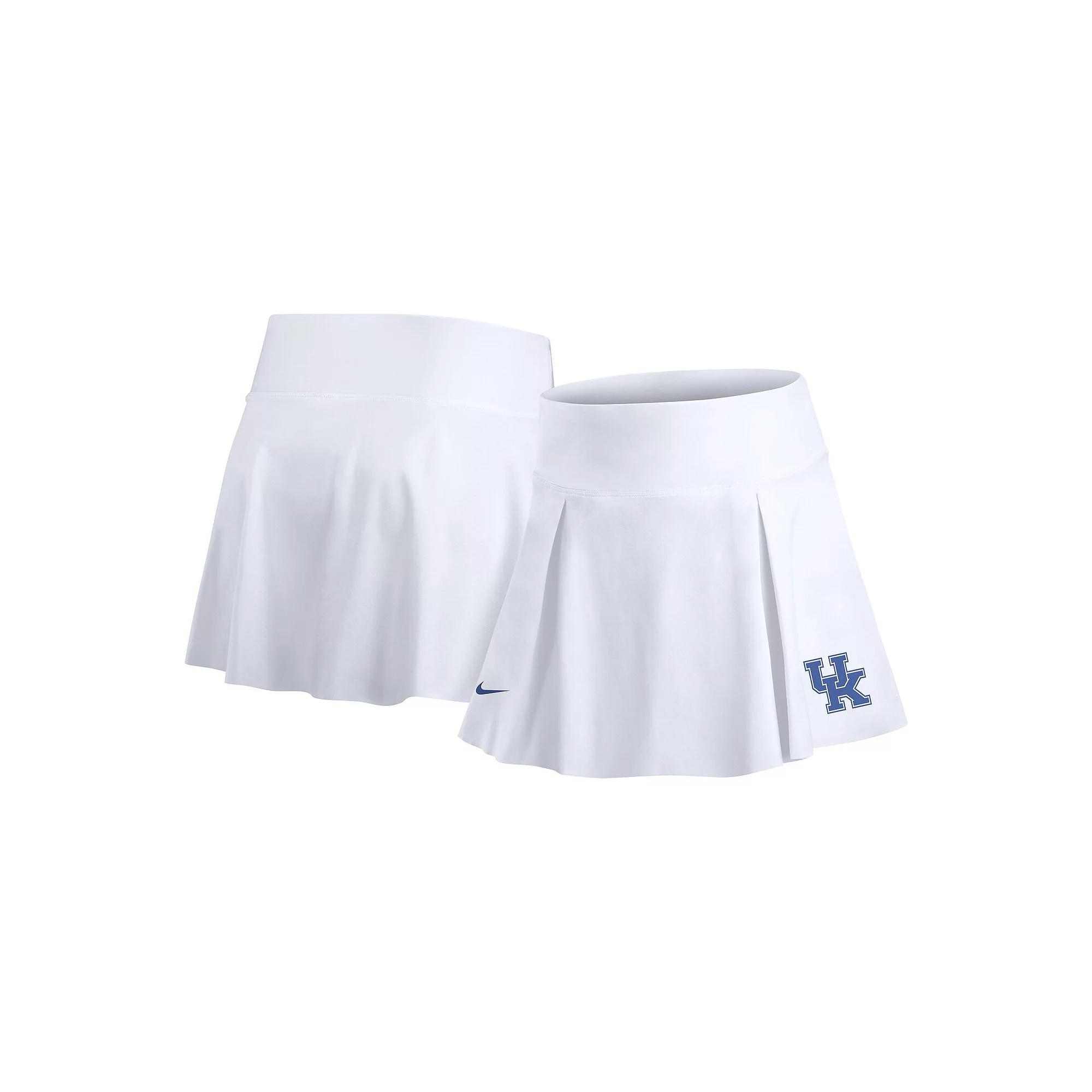Women's Nike White Kentucky Wildcats Club Tennis Skirt with Shorts,  Product Image
