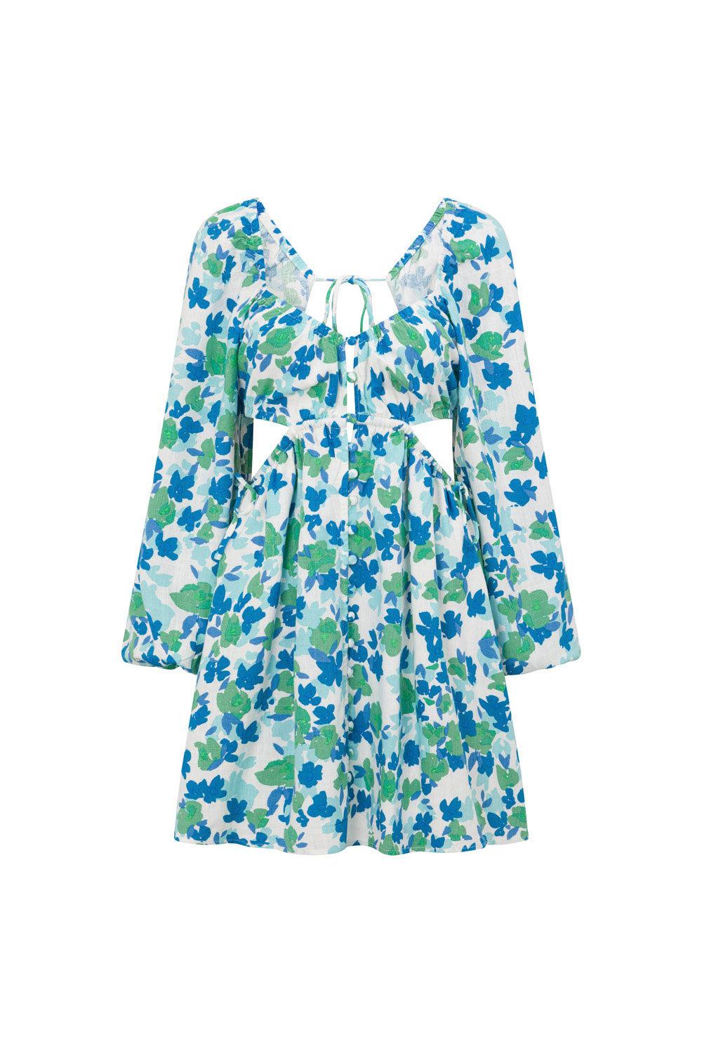 Backless Florian Dress - Brushed Floral Product Image