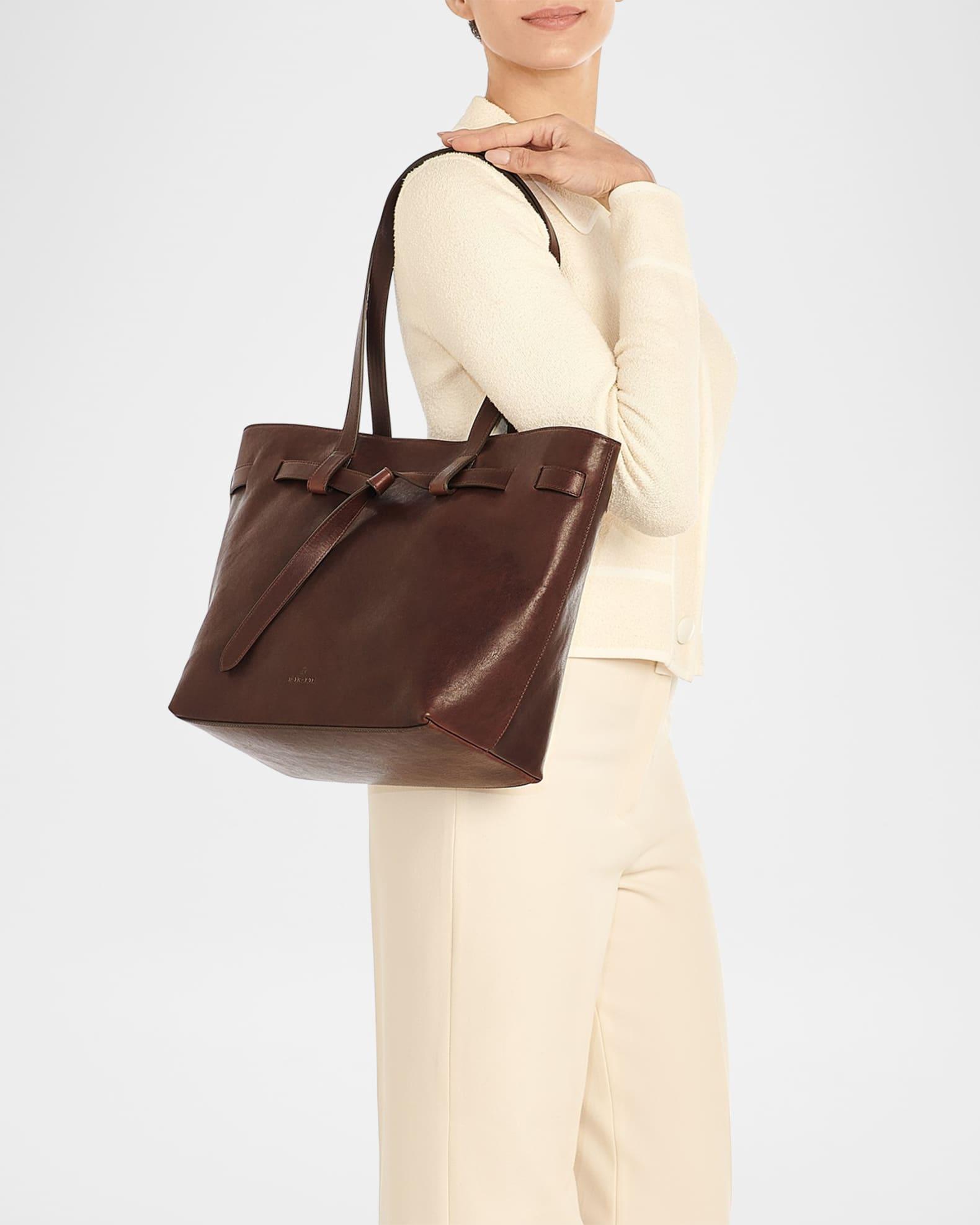 Elisa East-West Leather Tote Bag Product Image