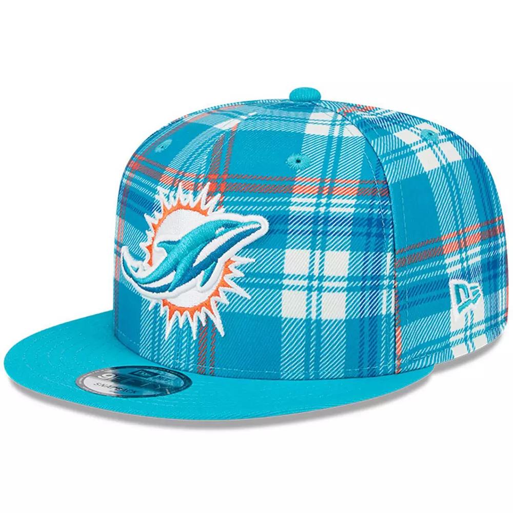 Men's New Era Aqua Miami Dolphins 2024 Sideline Statement 9FIFTY Snapback Hat, Turquoise A Product Image