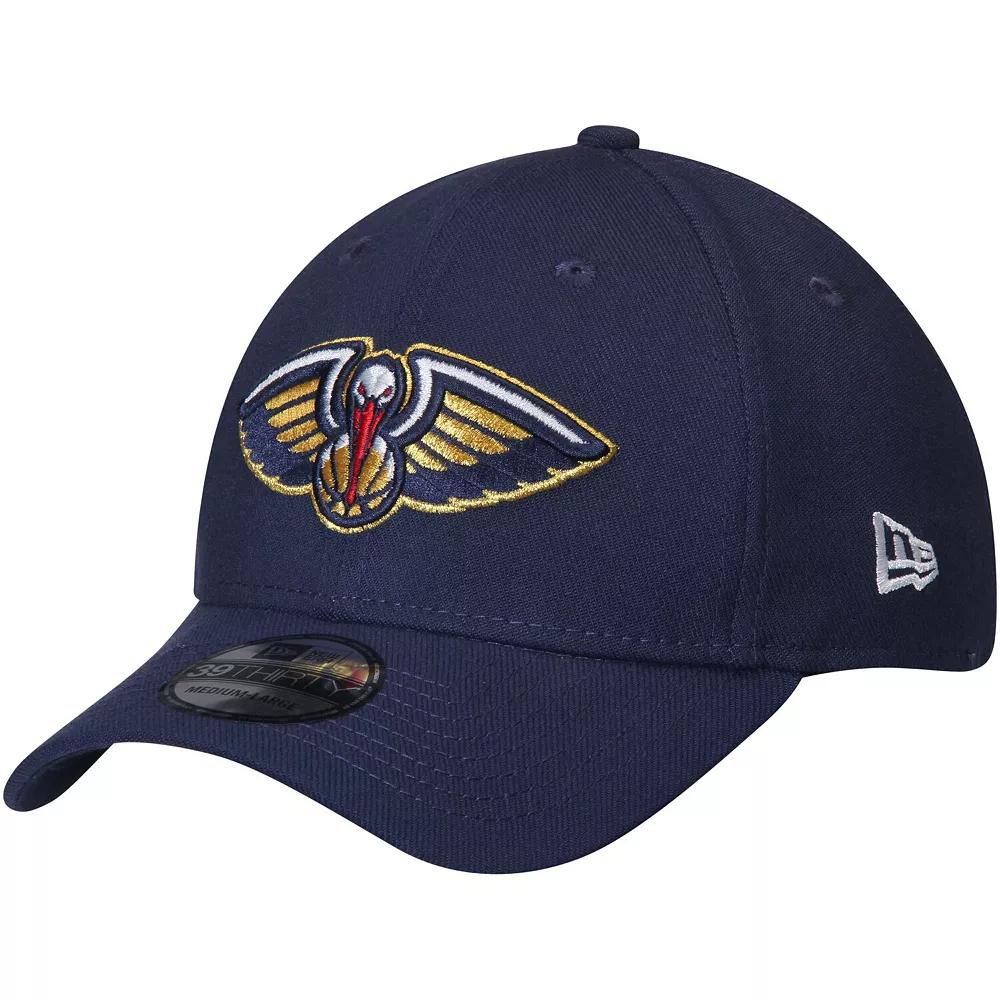 Men's New Era Navy New Orleans Pelicans Team Classic 39THIRTY Flex Hat,  Product Image