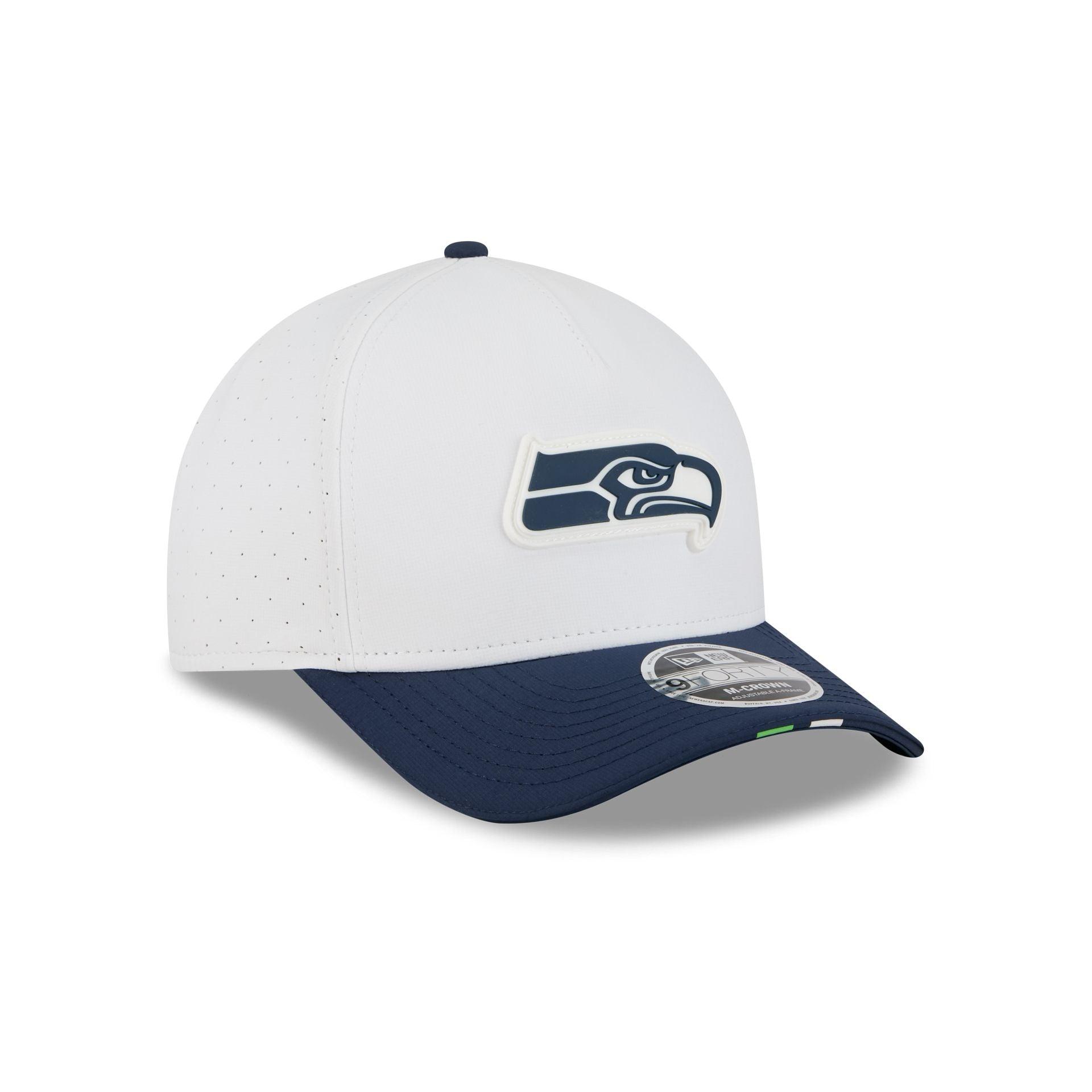 Seattle Seahawks 2025 Training 9FORTY M-Crown A-Frame Snapback Hat Male Product Image