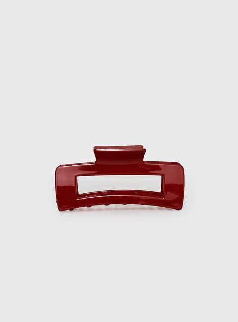 First Class Claw Clip Red Product Image