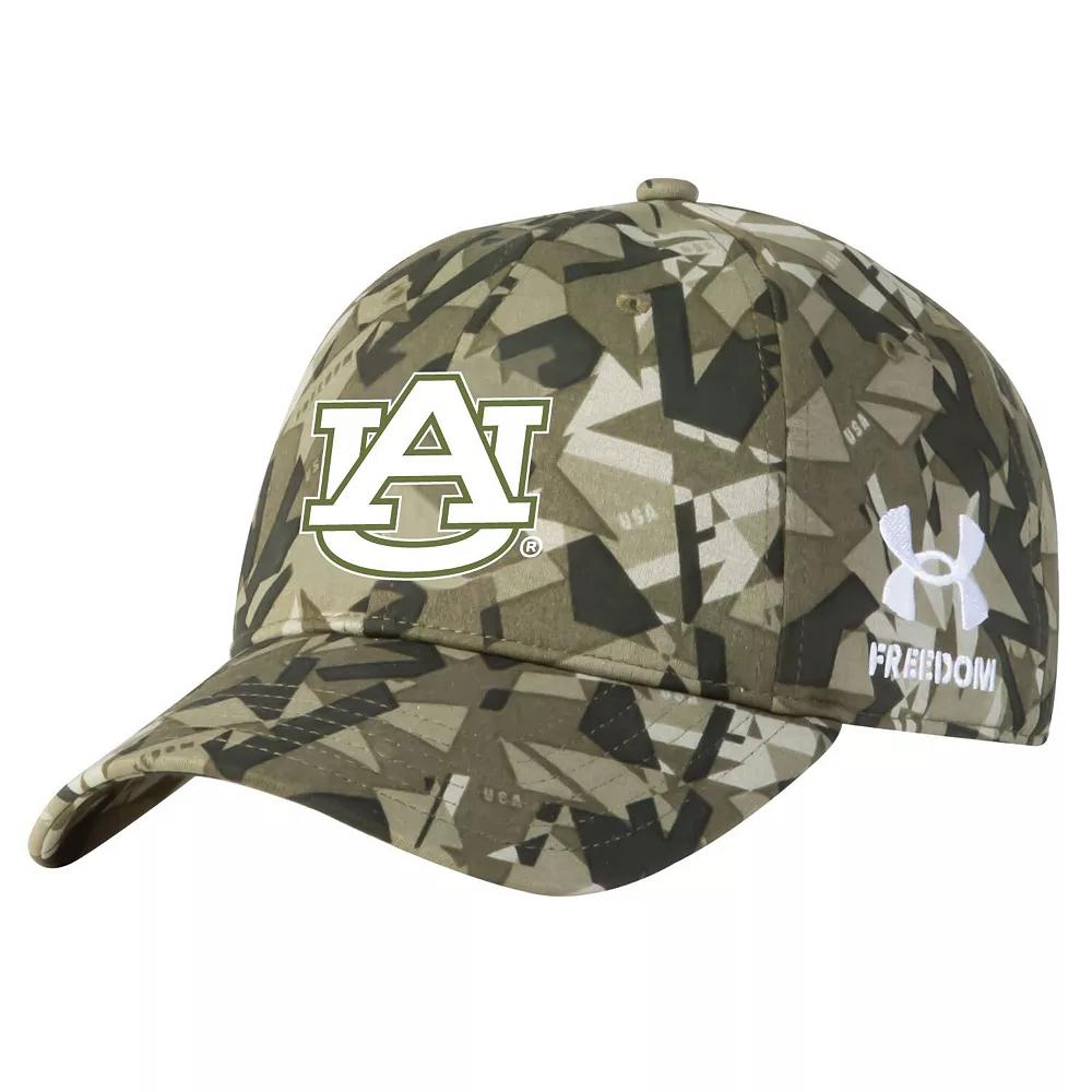 Men's Under Armour Camo Auburn Tigers Freedom Collection Adjustable Hat, Green Product Image