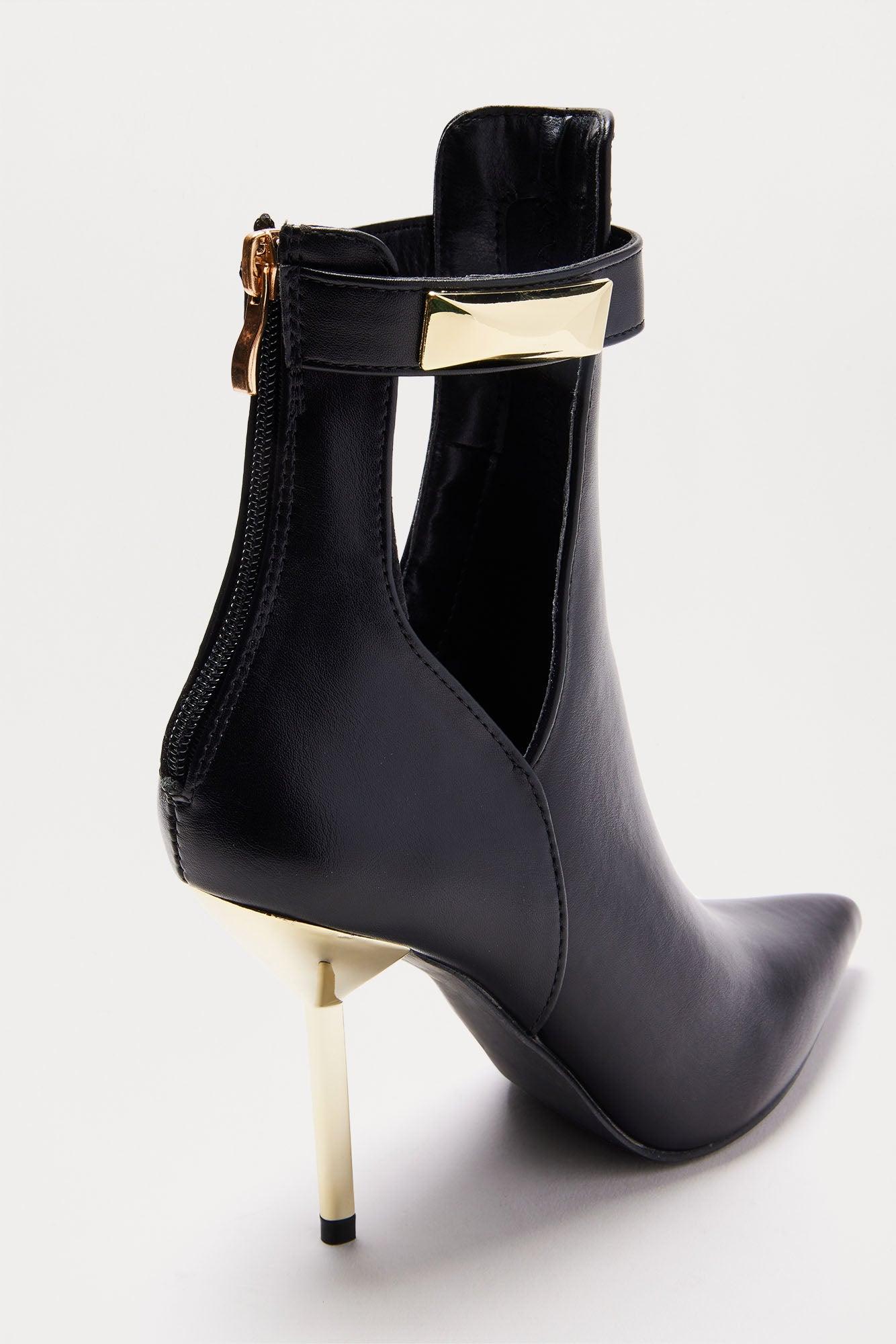 Saint Heeled Booties - Black Product Image