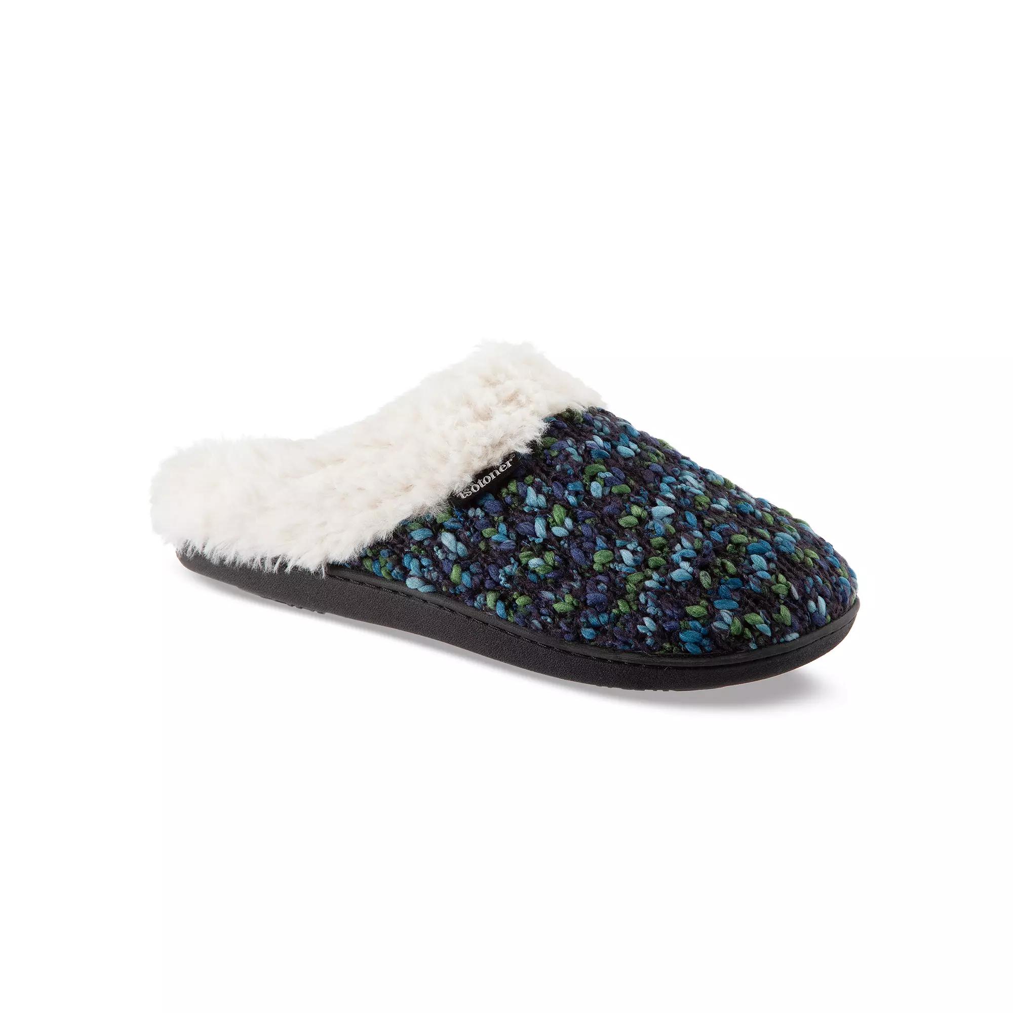 Isotoner Women's Sweater Knit Amanda Hoodback Slippers Product Image