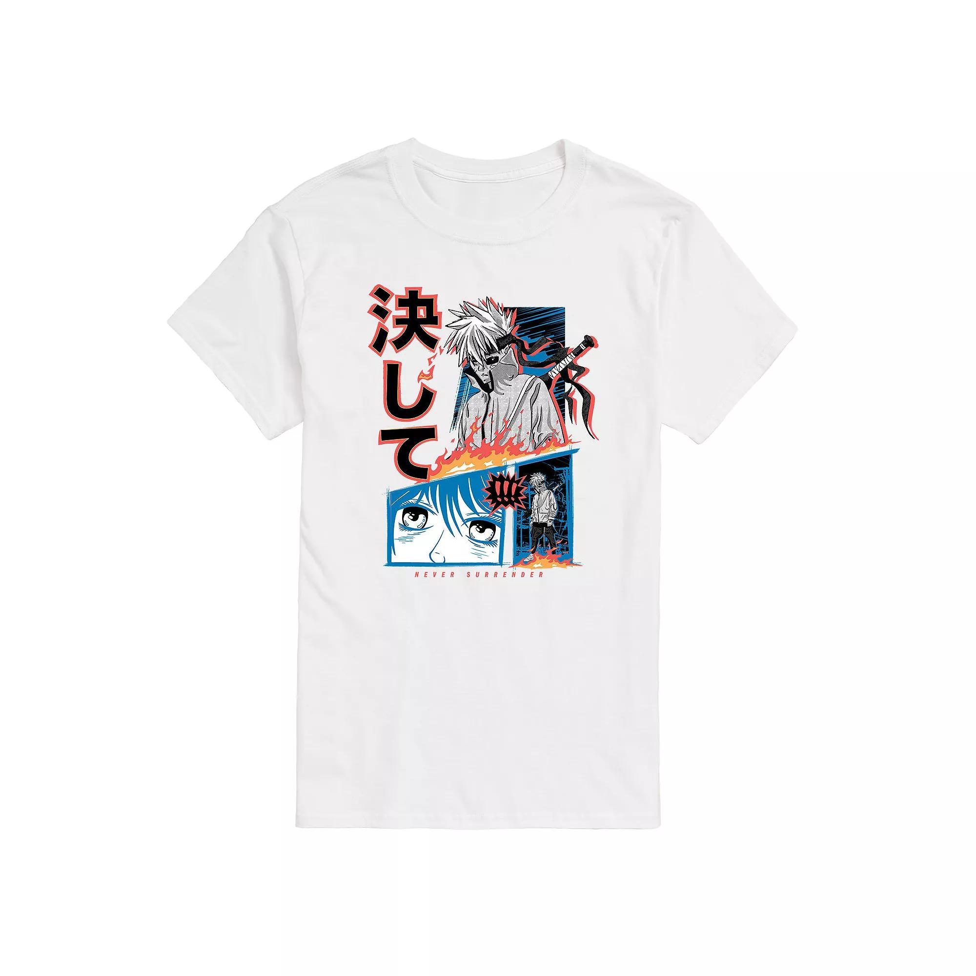Men's Anime Never Surrender Tee,  Product Image