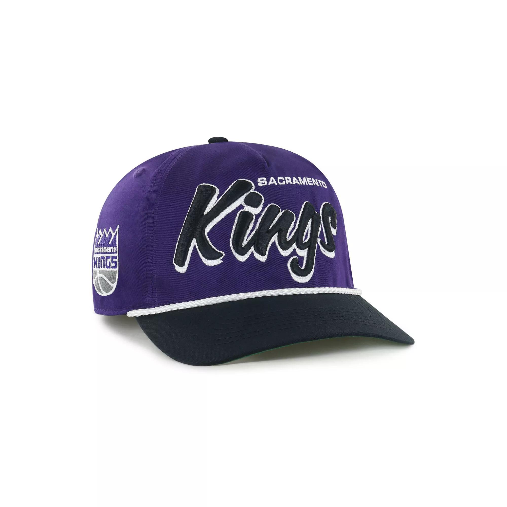 Men's '47 Purple/Black Sacramento Kings Dropshadow Rope Hitch Adjustable Hat, Kng Purple Product Image