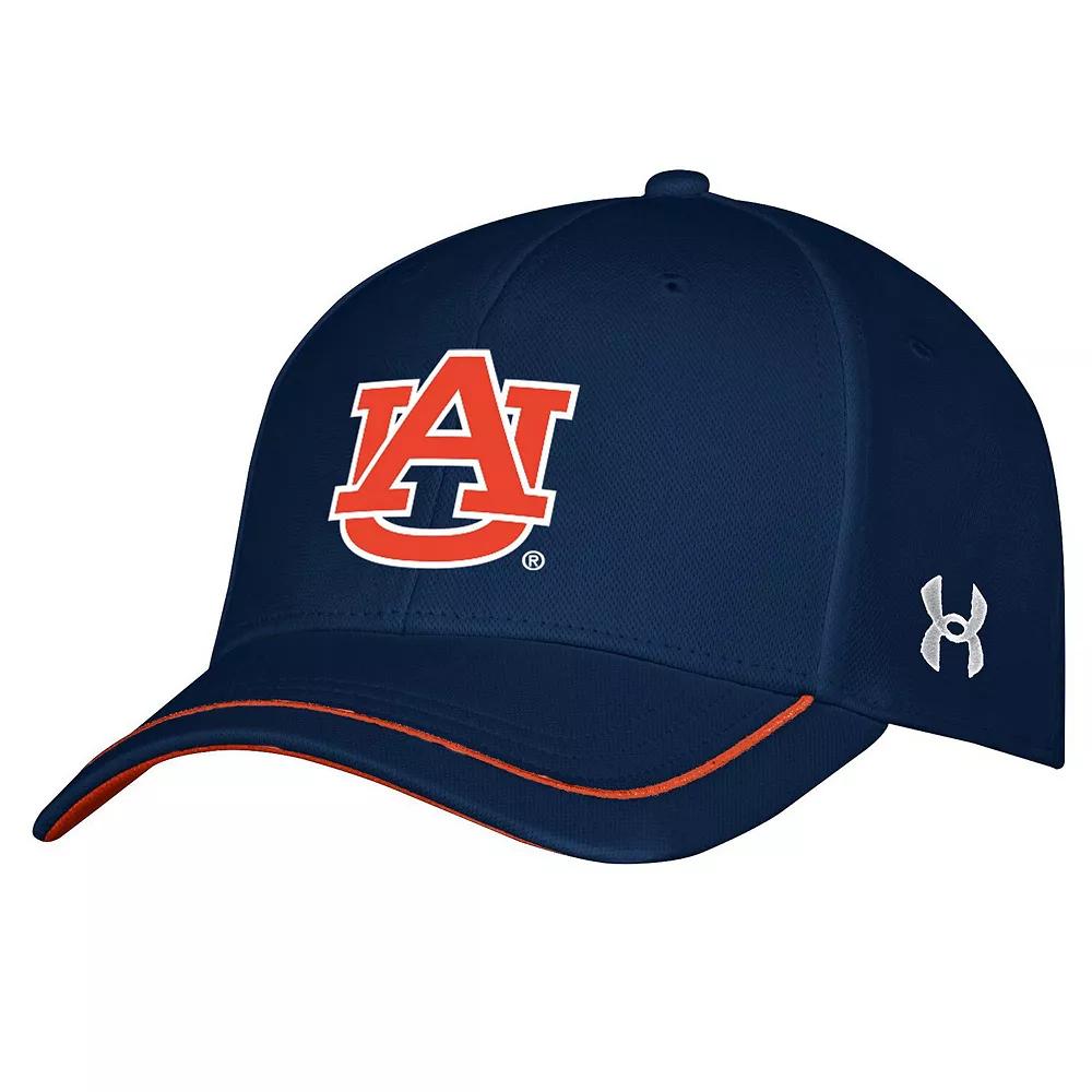 Men's Under Armour Navy Auburn Tigers Iso-Chill Blitzing Accent Flex Hat,  Product Image