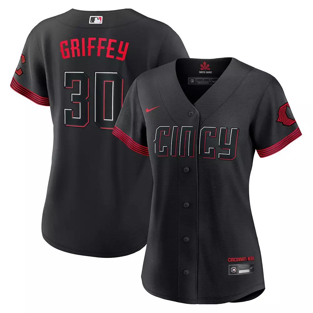 Nike Men's MLB Cincinnati Reds City Connect (Barry Larkin) Replica Baseball Jersey Product Image