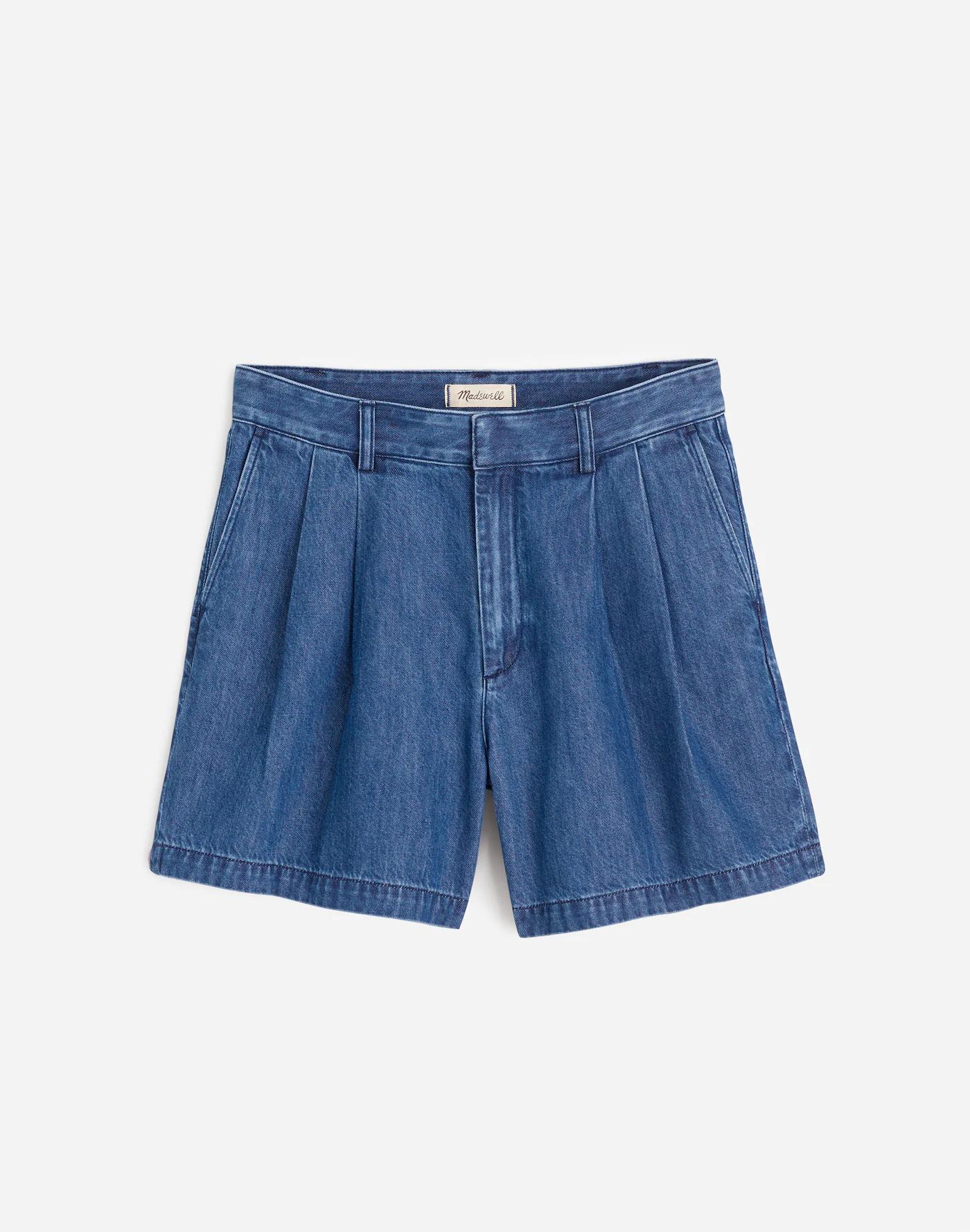 The Harlow Superwide Jean Short: Airy Denim Edition Product Image