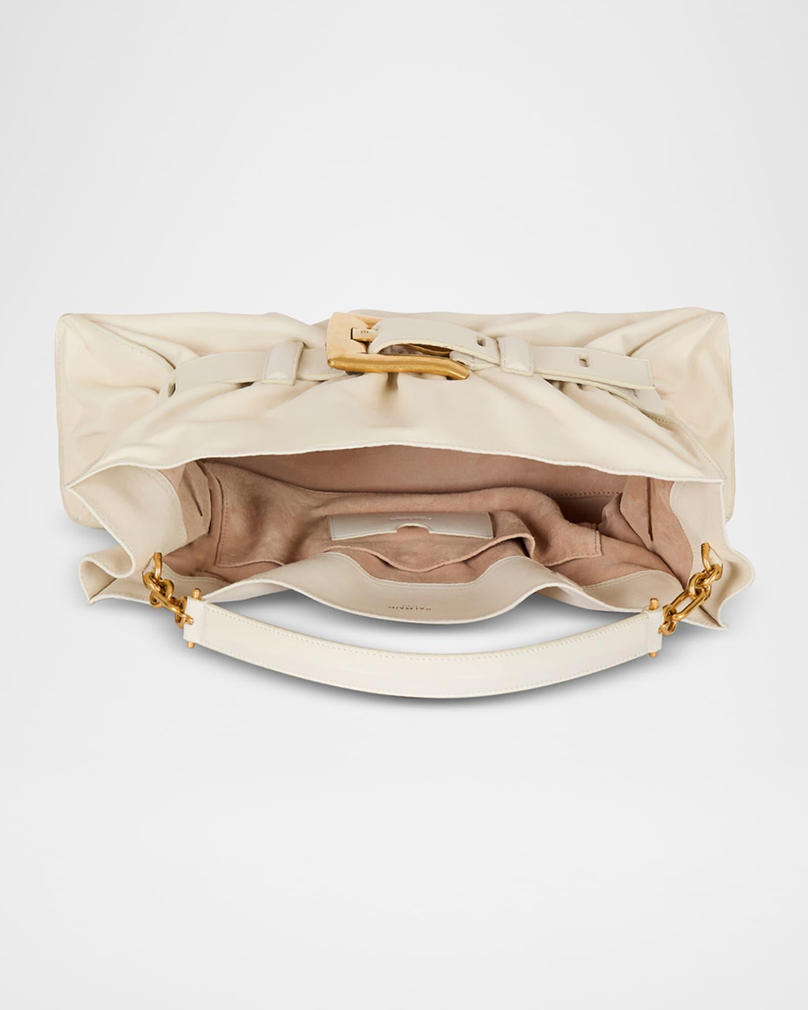 Anthem Medium Buckle Shoulder Bag in Calfskin  Product Image