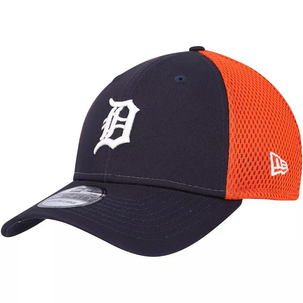 Men's New Era Navy Detroit Tigers Team Neo 39THIRTY Flex Hat, Size: Small/Medium, Blue Product Image