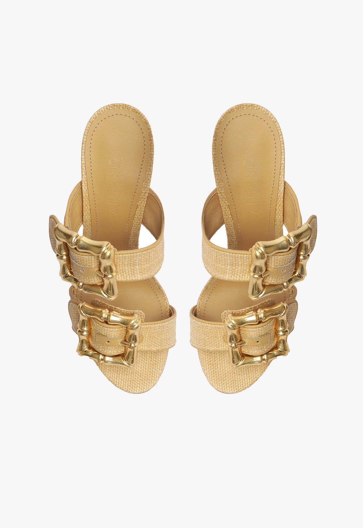 Enola Natural  Leather Sandal Female Product Image