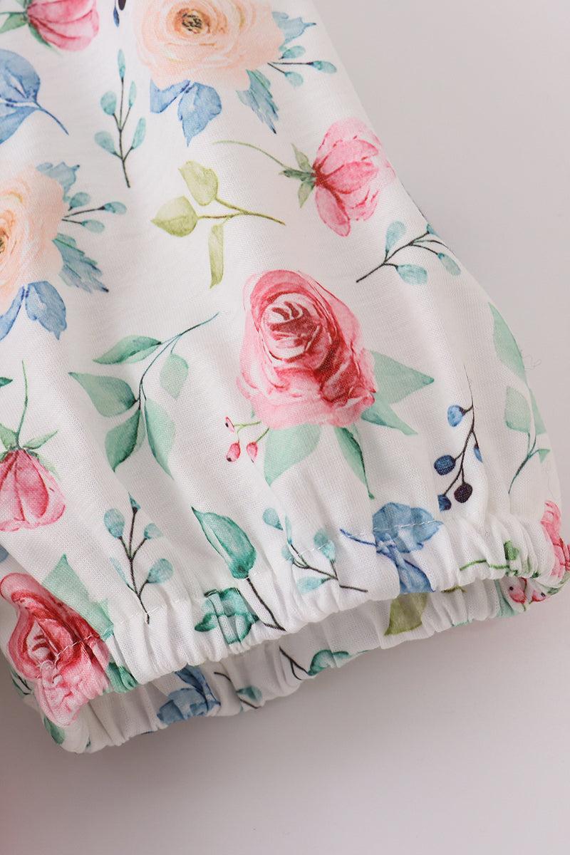 Bow applique print mom&me dress Product Image