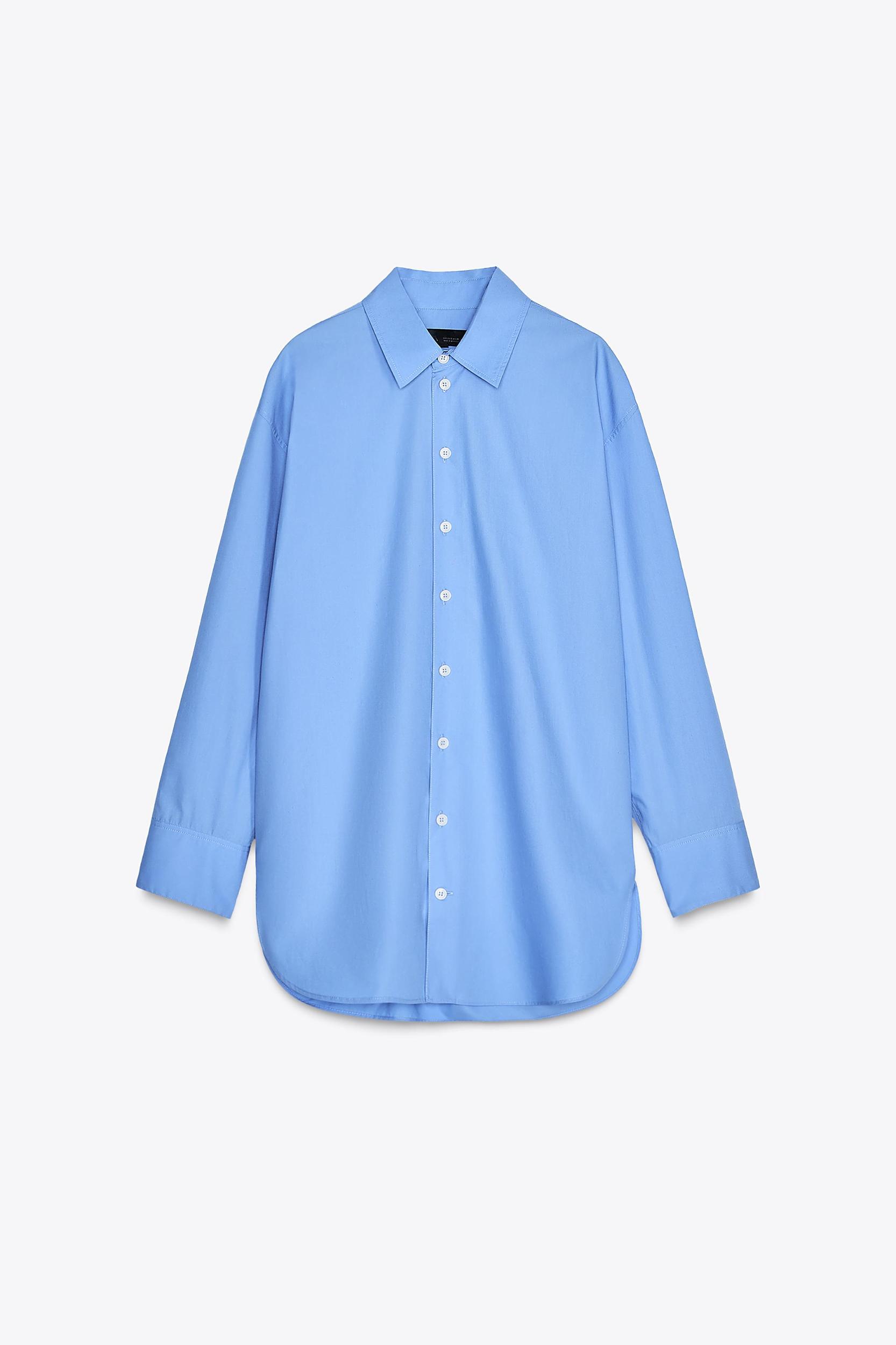 OVERSIZED POPLIN SHIRT ZW COLLECTION Product Image