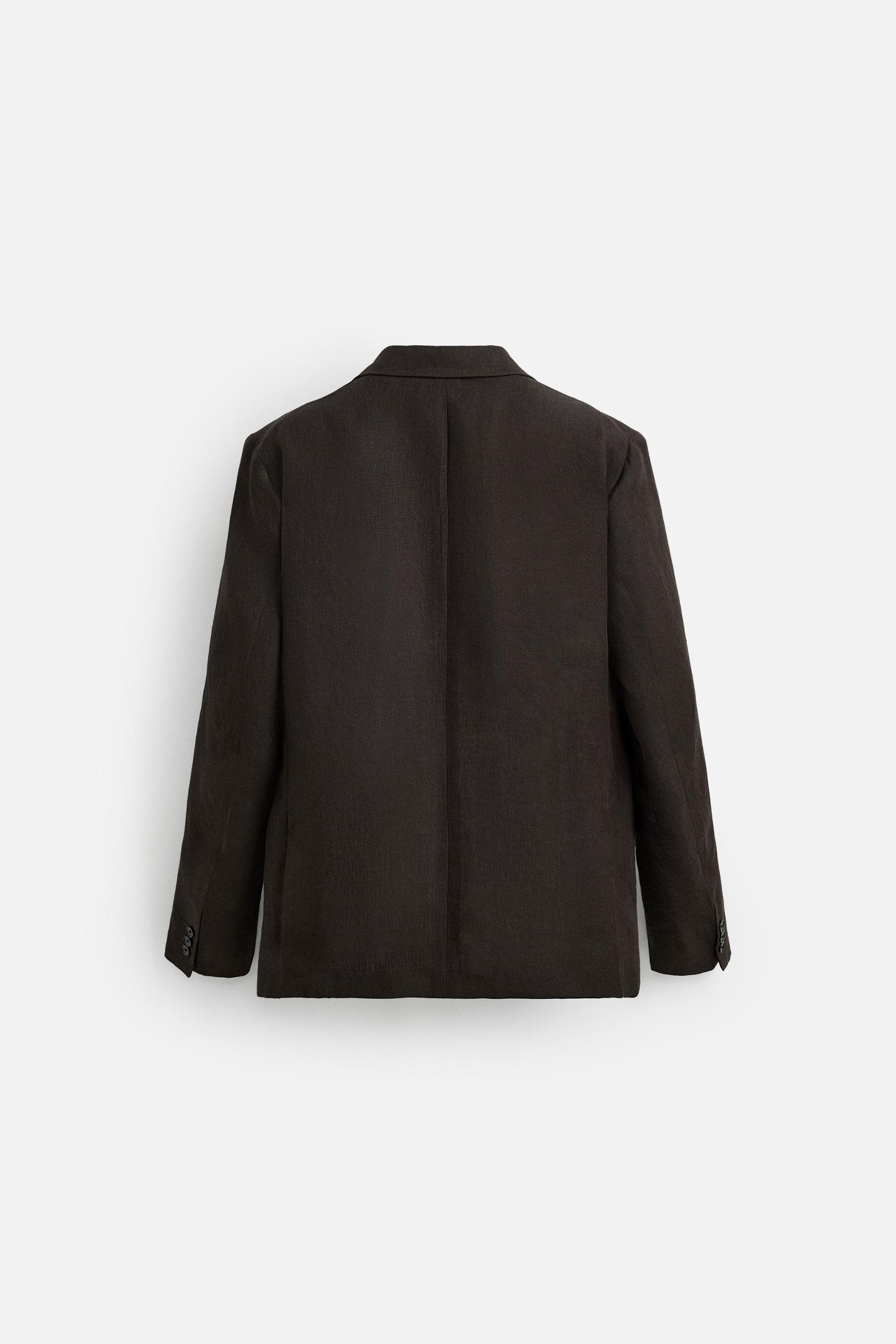 100% LINEN BLAZER Product Image