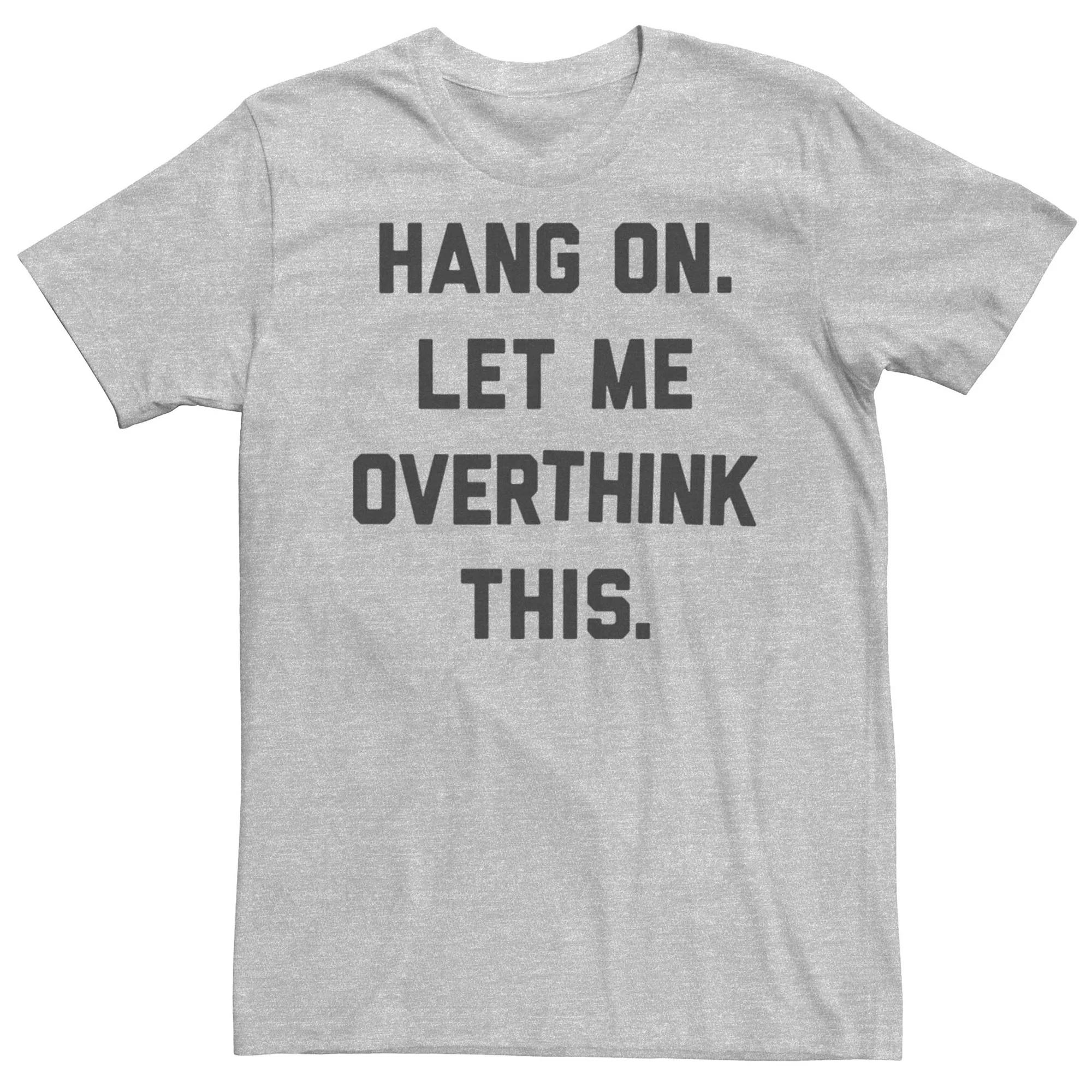 Men's Let Me Overthink This Tee,  Product Image