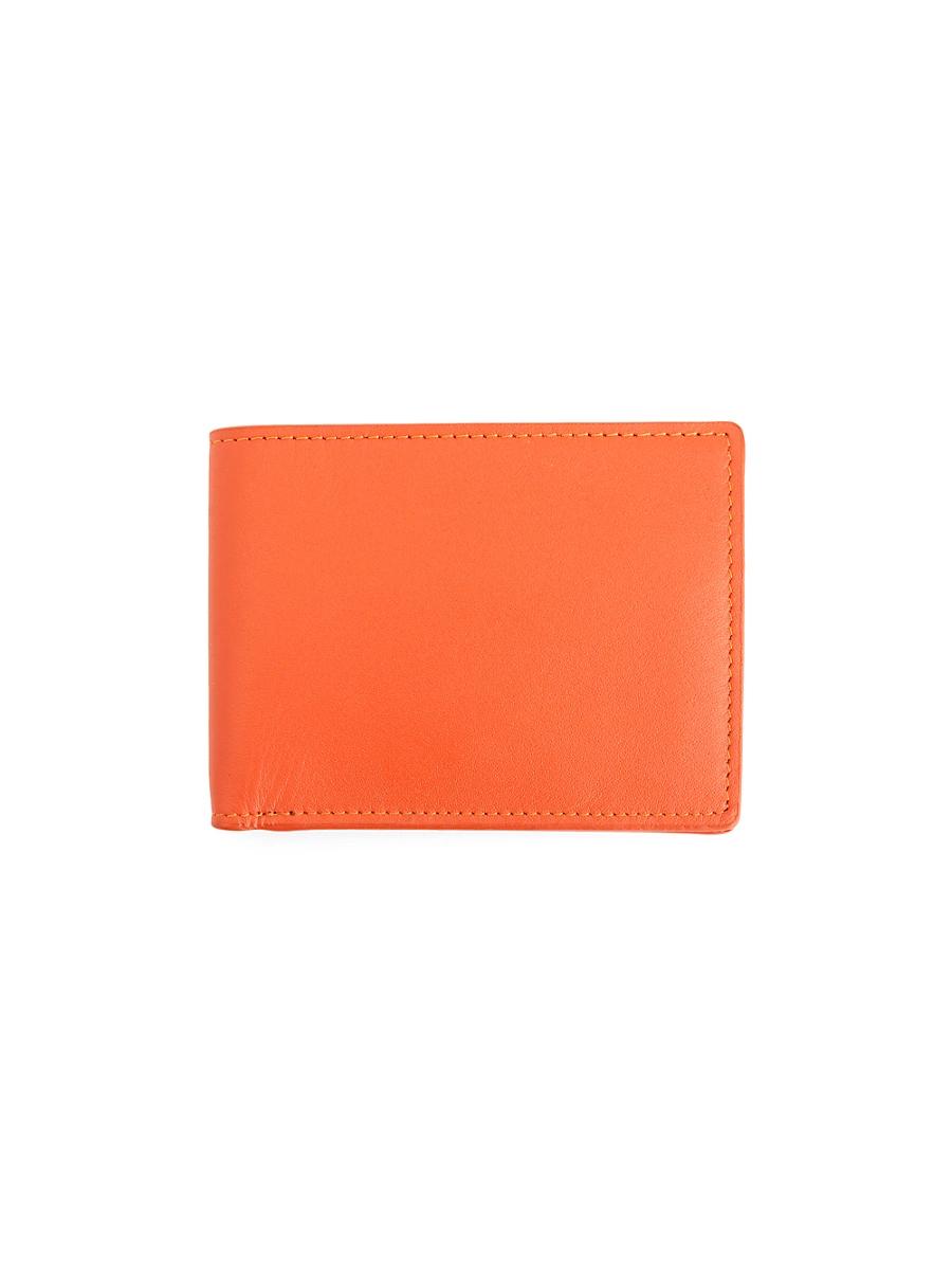 RFID-Blocking Slim Bi-Fold Leather Wallet Product Image