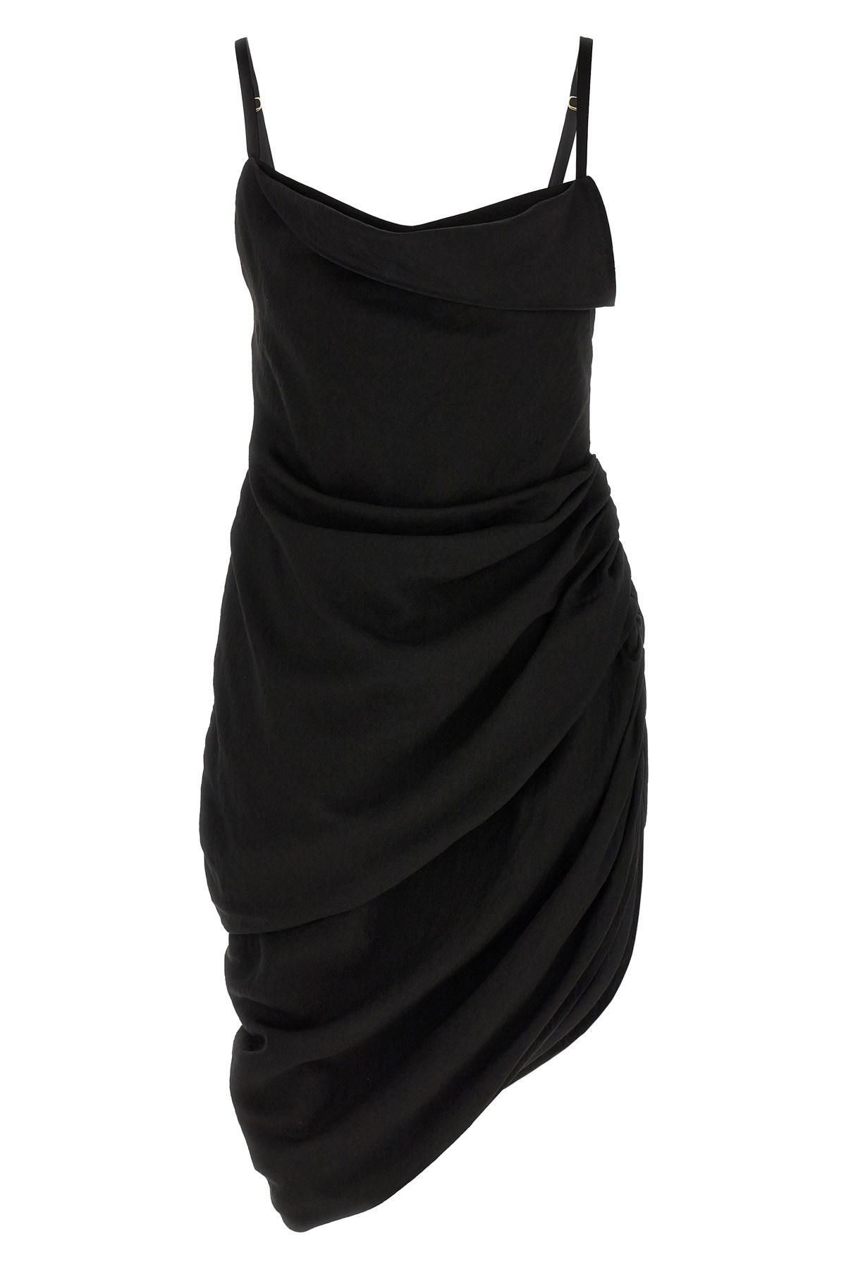 Black Les Classiques 'La robe Saudade' Minidress Product Image