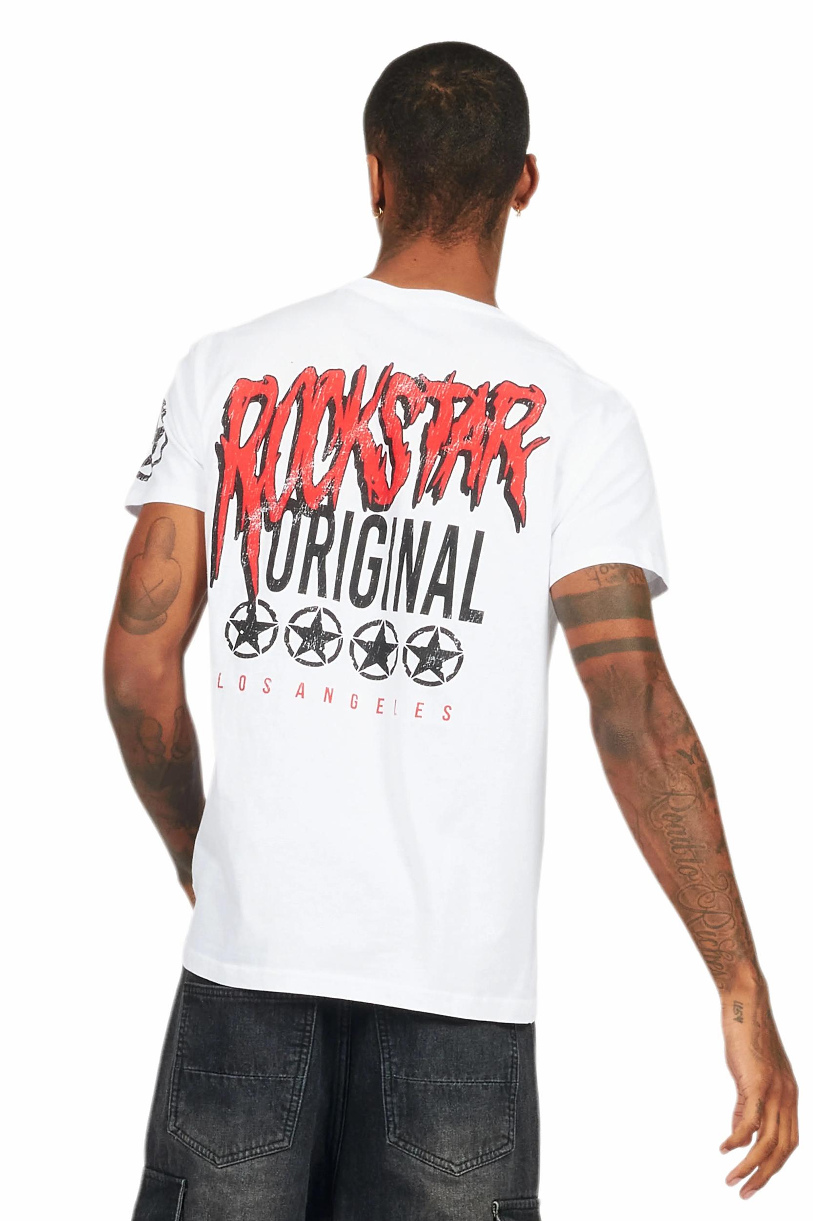 Wizzurd White Graphic T-Shirt Male Product Image