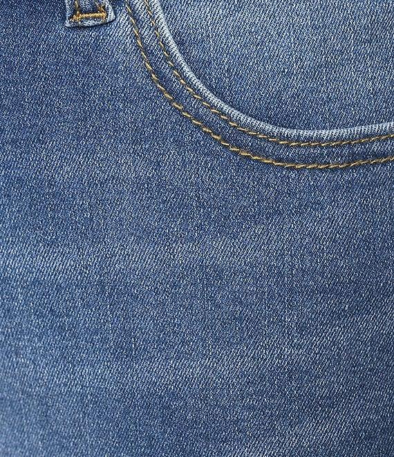 Westbound Cropped High Rise Wide Cuff Straight Leg Jeans Product Image