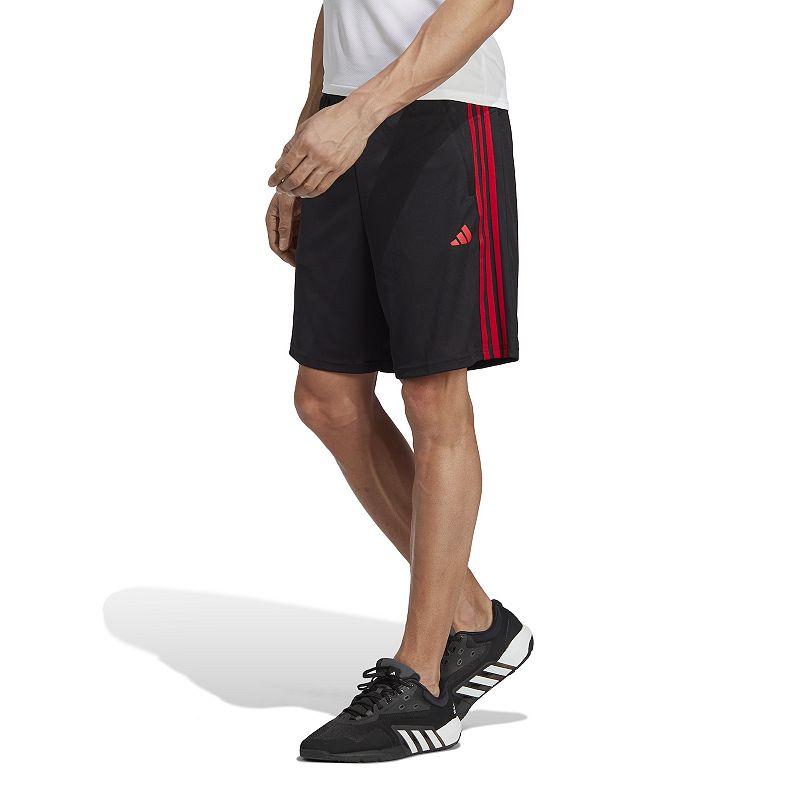 Mens adidas Train Essentials Piqu 3-Stripes Training Shorts Product Image