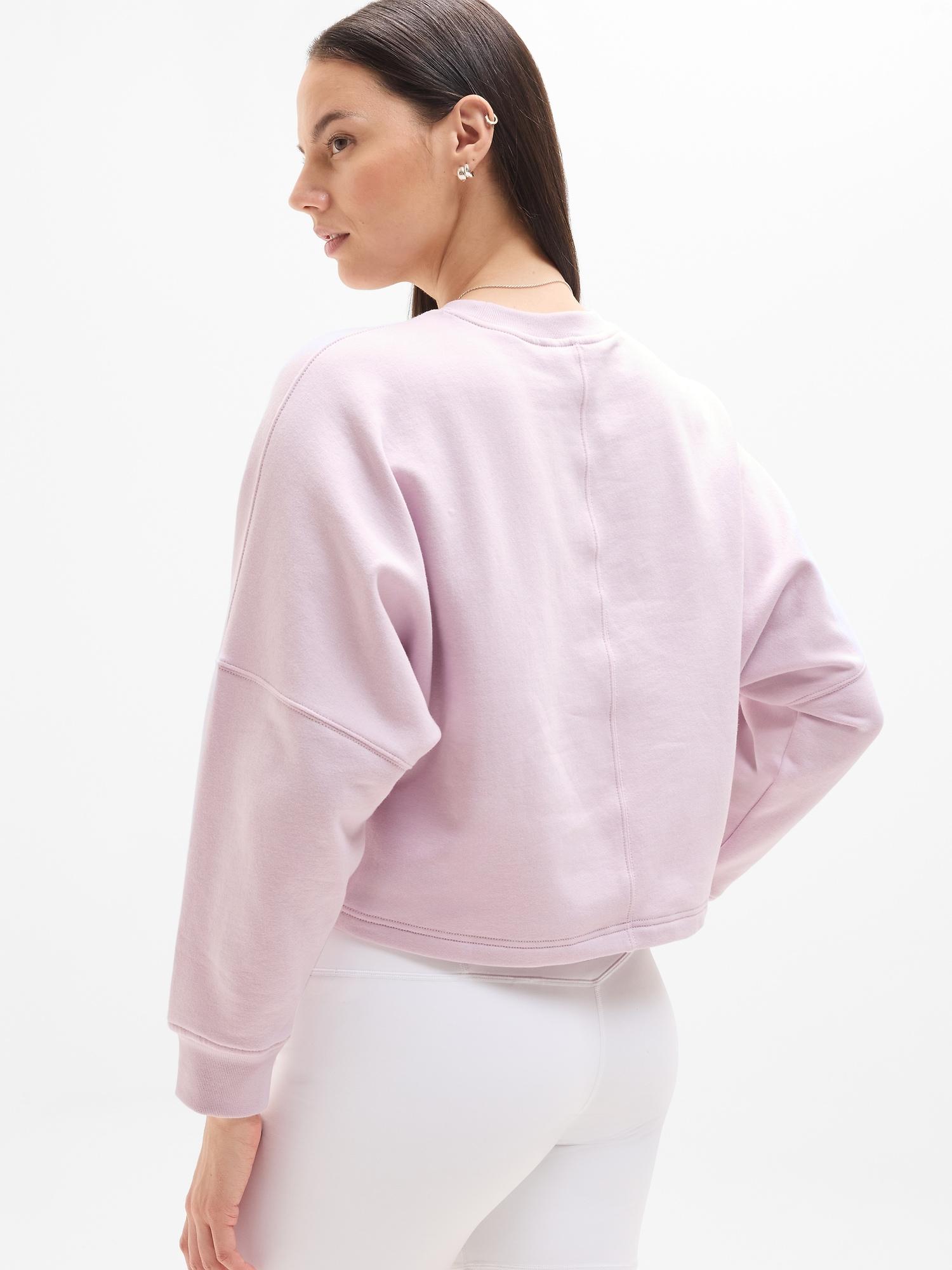 Forever Fleece Dolman Crop Sweatshirt Product Image