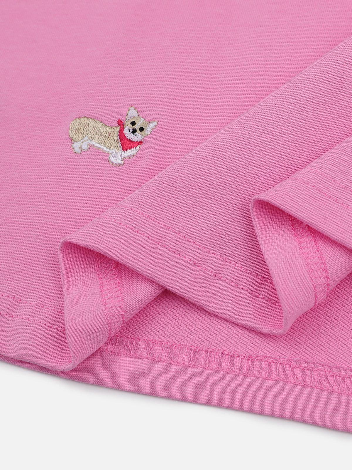 Aelfric Eden Cartoon Animal Embroidery Tee Product Image