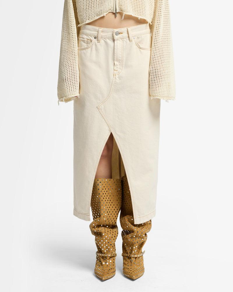 Denim Midi Skirt Product Image