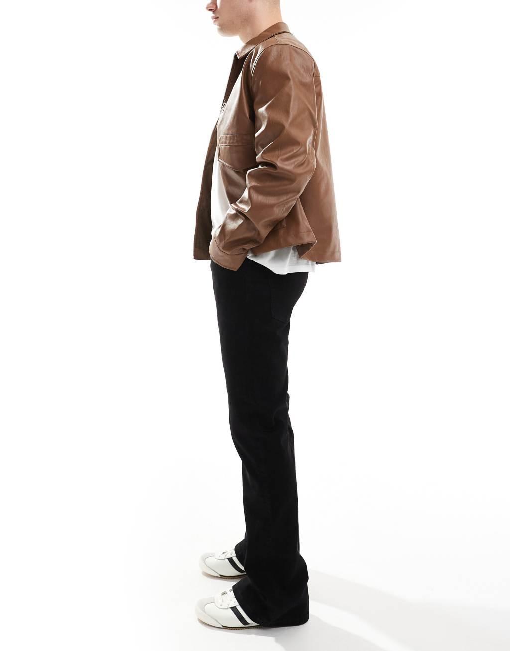 ASOS DESIGN stretch flare jeans Product Image