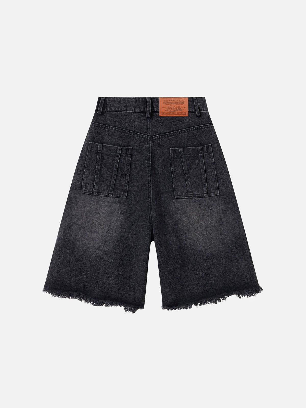 Aelfric Eden Multi Pocket Fringe Cargo Jorts Product Image