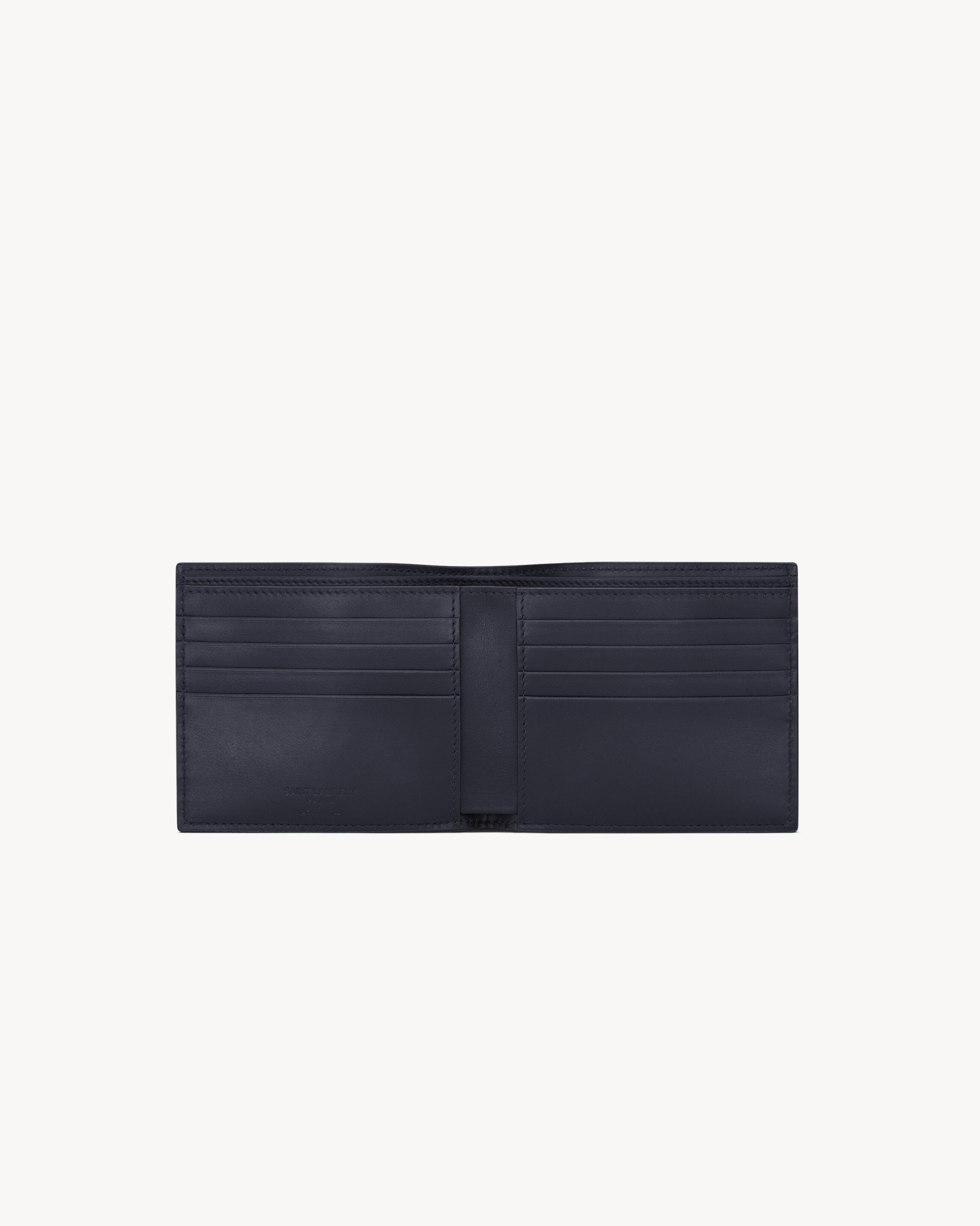 SAINT LAURENT PARIS East/West wallet in smooth leather Product Image