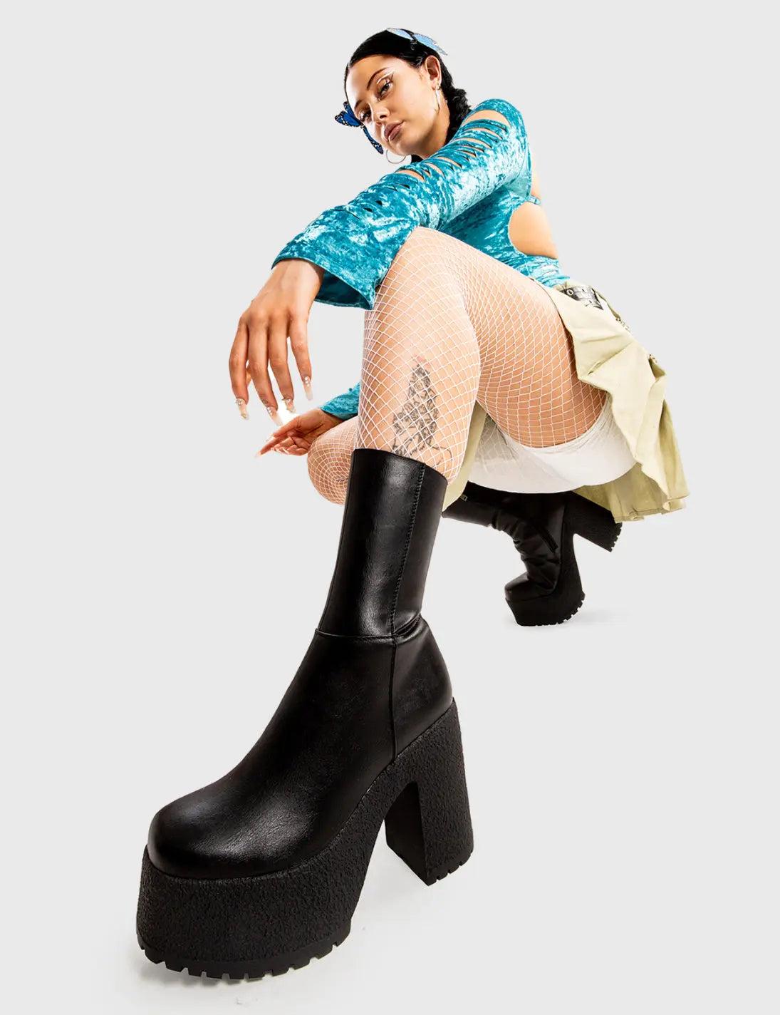 You Wish Platform Ankle Boots Product Image