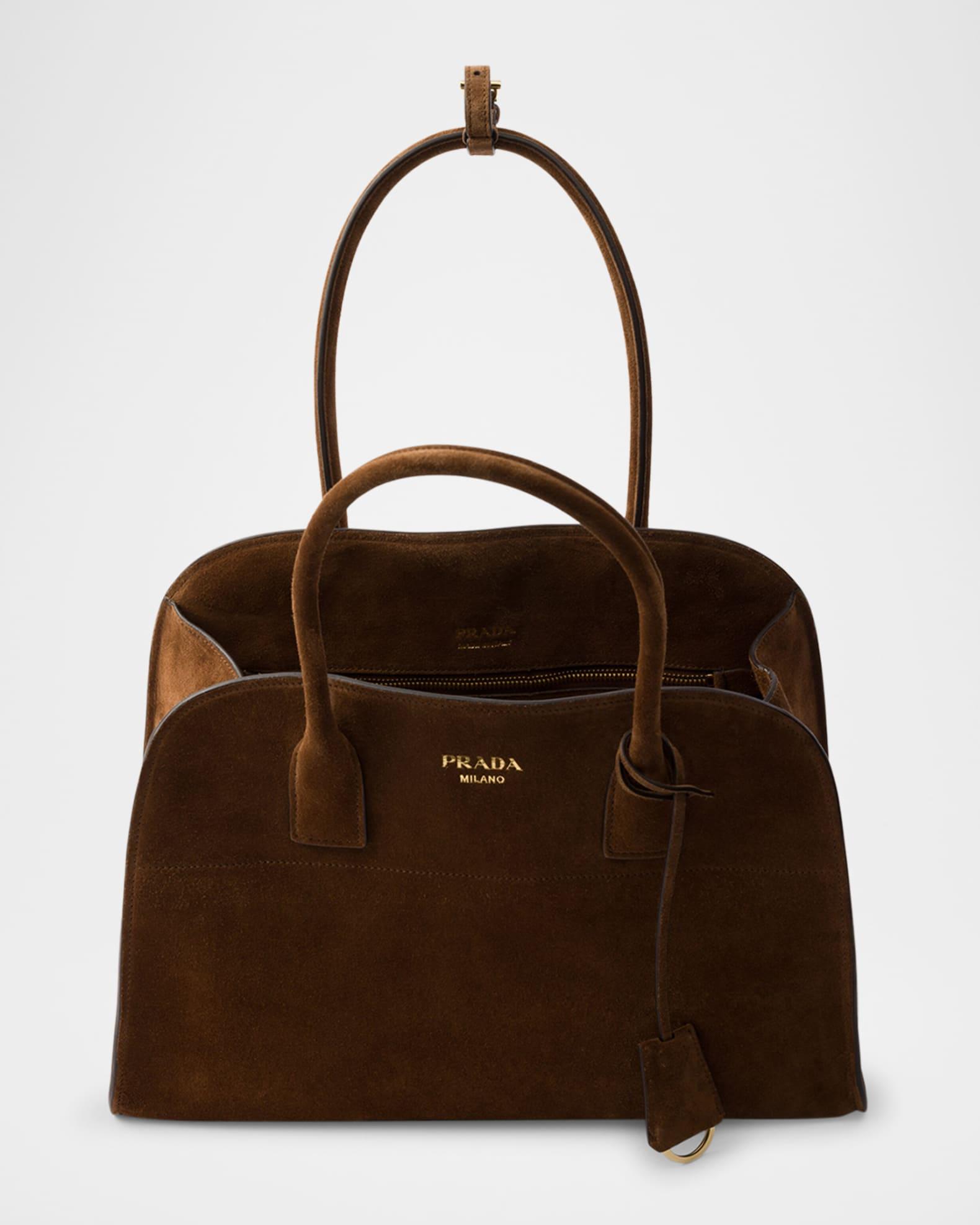 Suede Top-Handle Bag Product Image