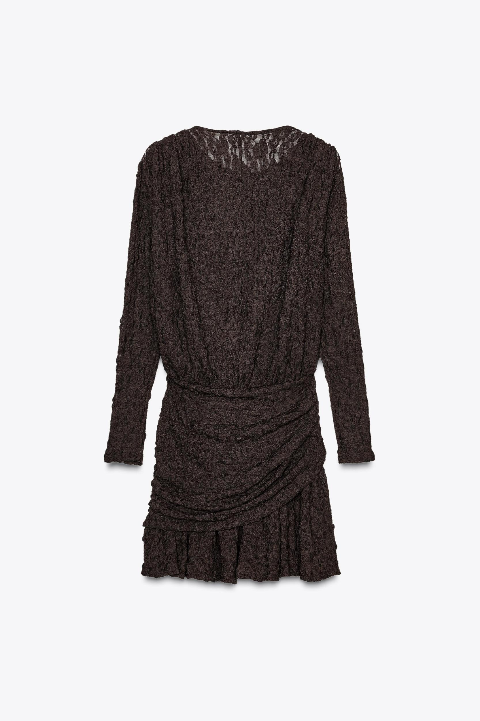 SHORT DRESS WITH LACE Product Image