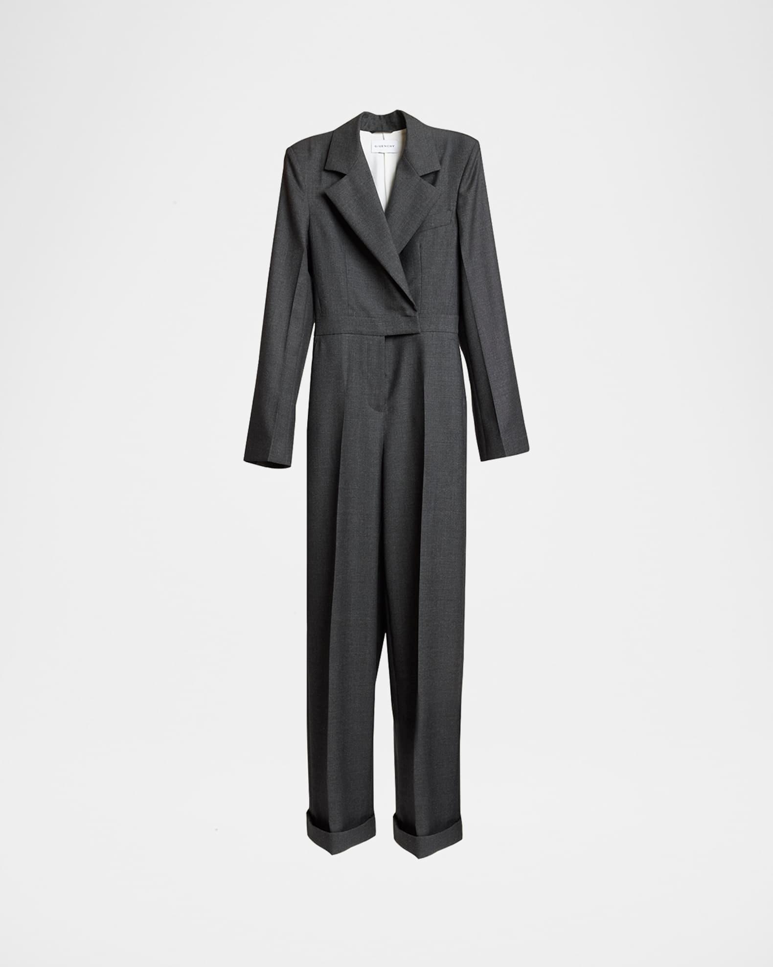 Tuxedo Wool Jumpsuit Product Image