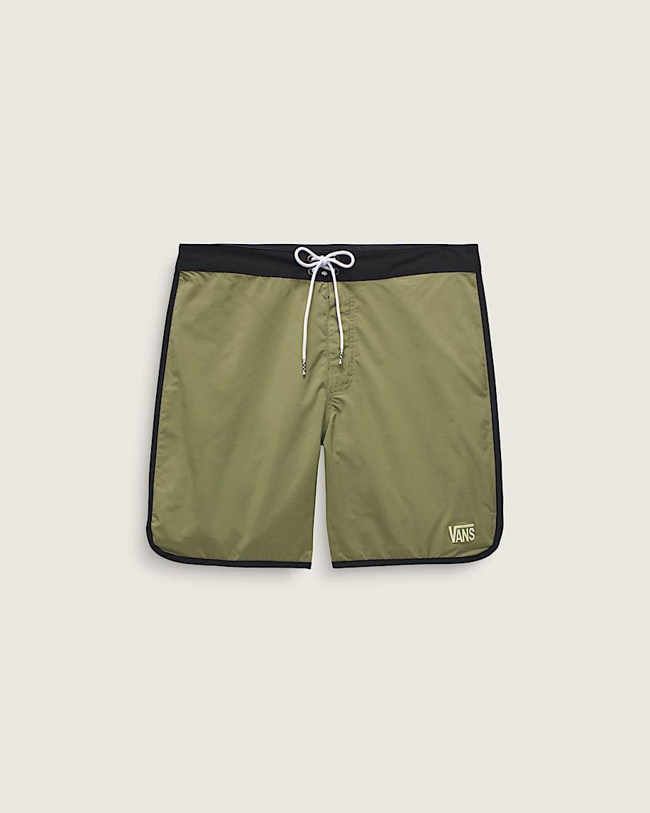 Everride Scalloped 18'' Boardshorts in Loden Green / Black| Vans US Product Image