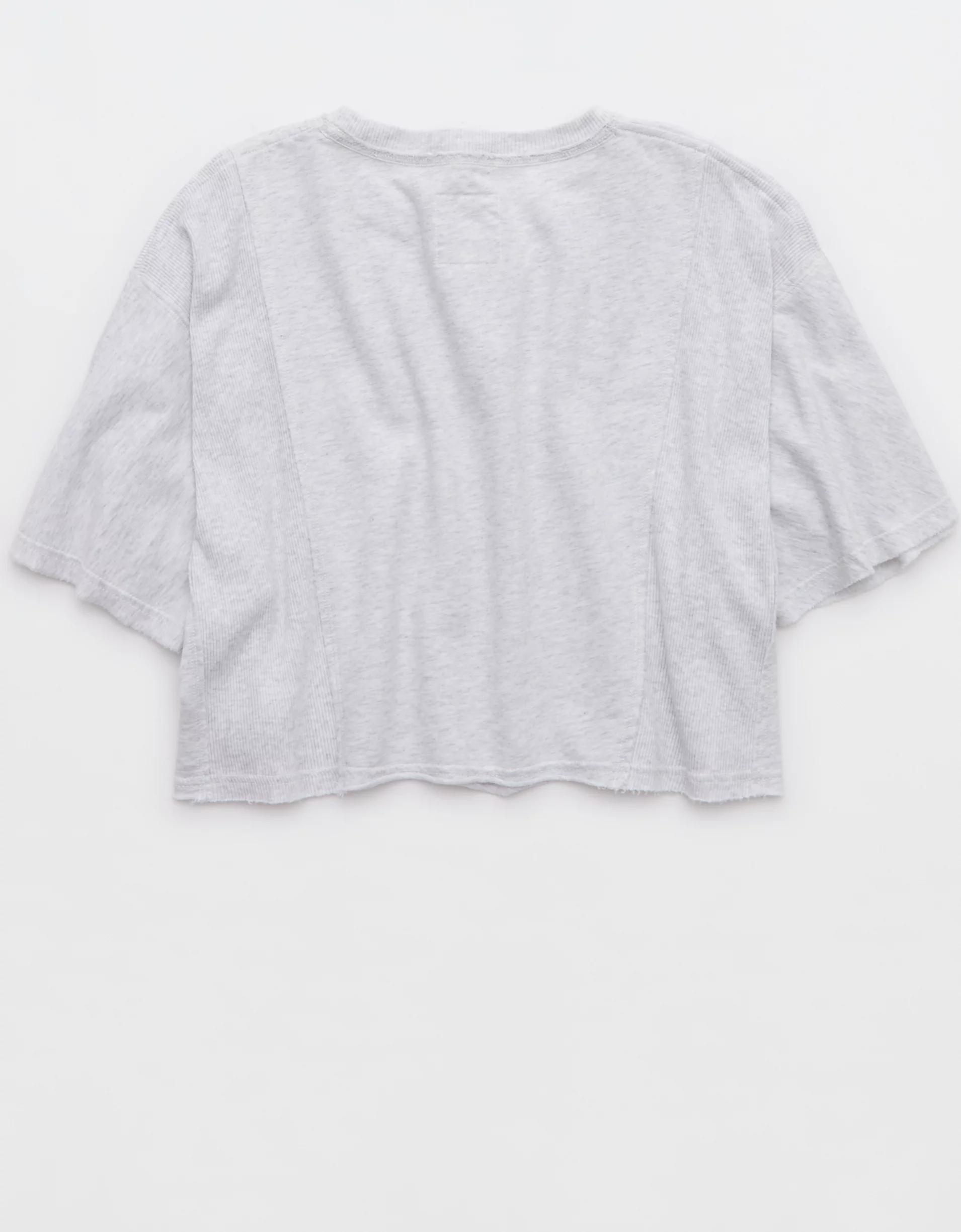 Aerie Let Loose Fleece T-Shirt Product Image