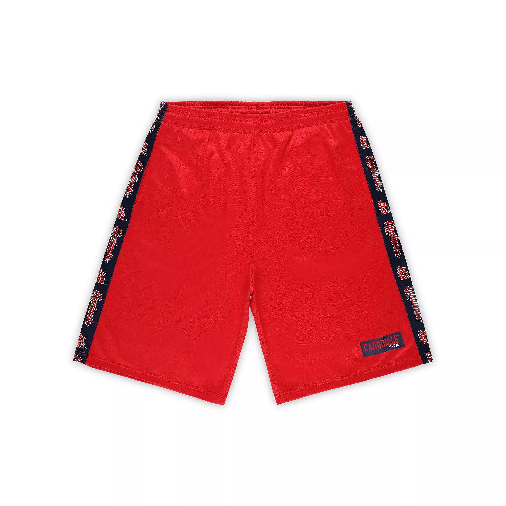 Men's Profile Red St. Louis Cardinals Big & Tall Fleece Shorts,  Product Image